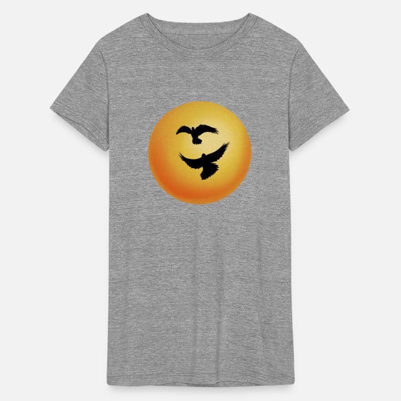 Pair Of Birds At Sunset