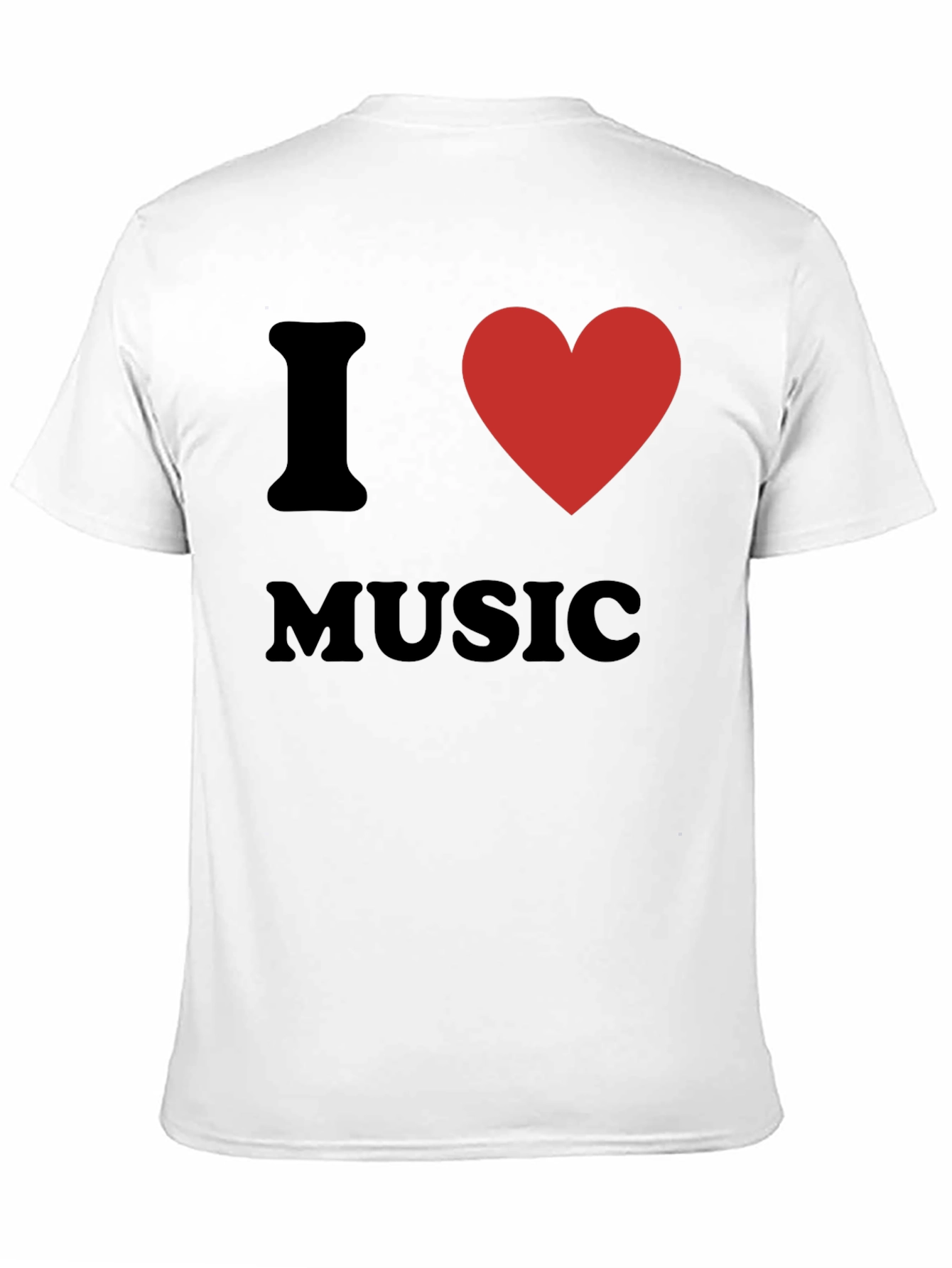 I Heart Music Graphic Tee - Soft Cotton Blend