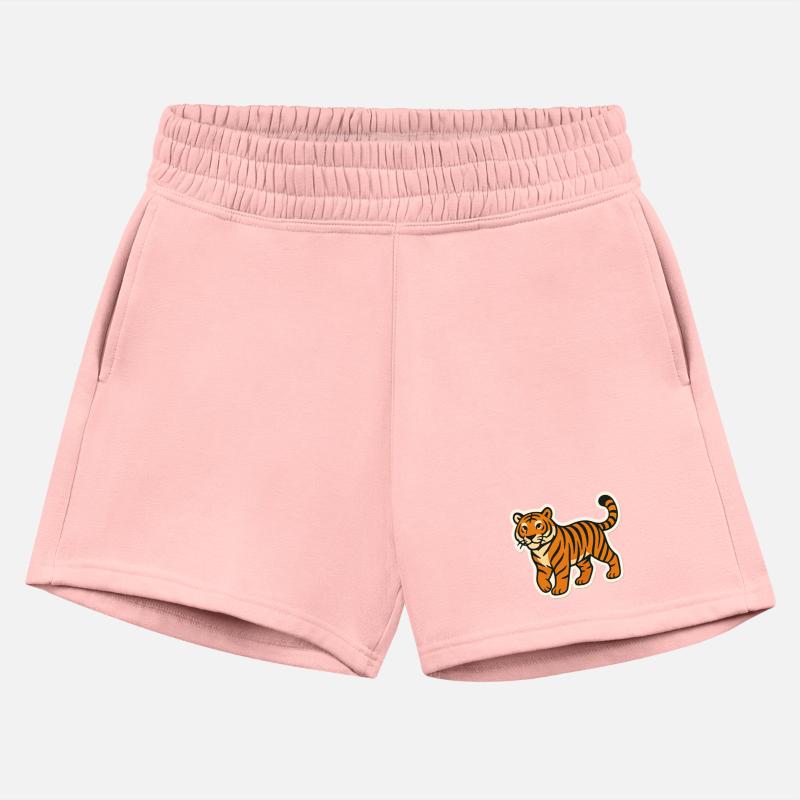 Playful Tiger Mascot Sticker