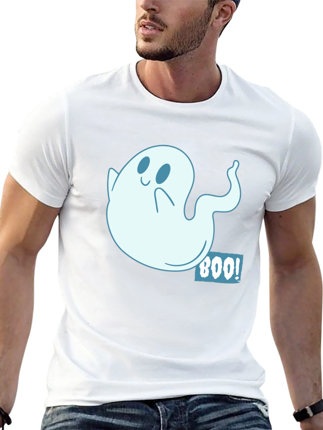 Spooky Cute Ghost Boo T-Shirt