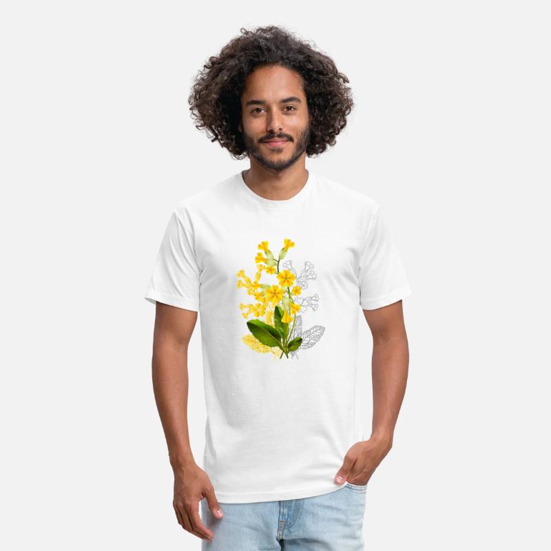 Primrose Illustration – Partially Colored Design