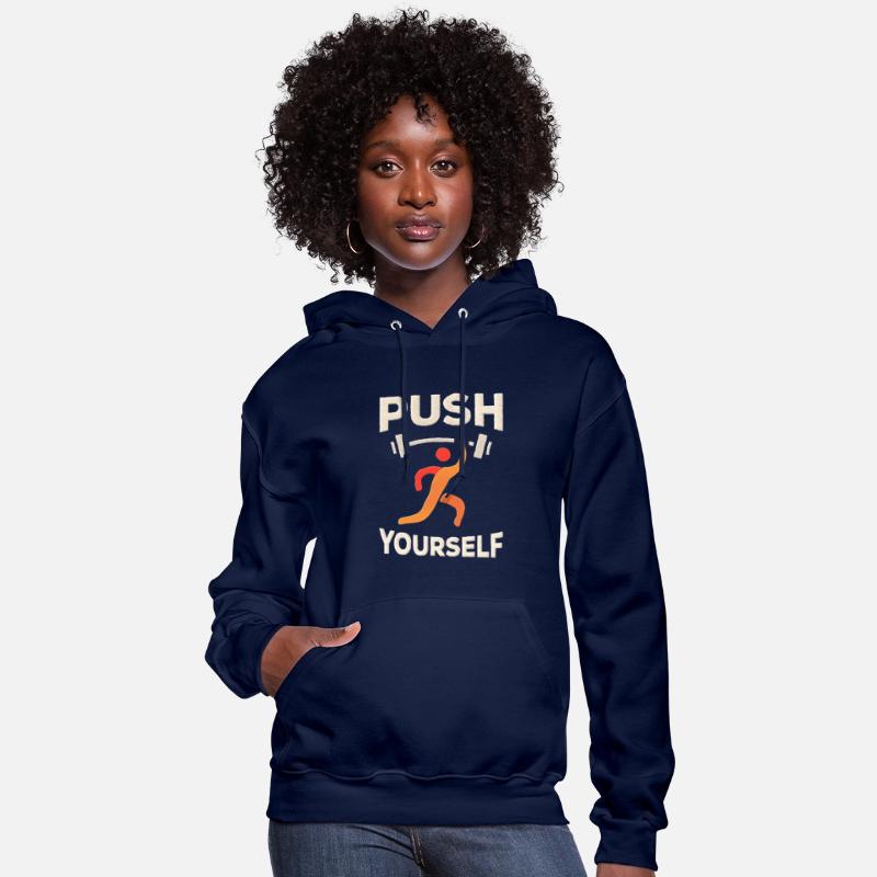 "Push Yourself" Motivational T-Shirt – Strength De