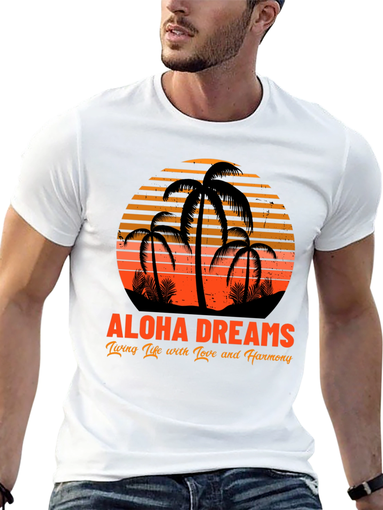 Aloha Dreams Palm Tree T-Shirt