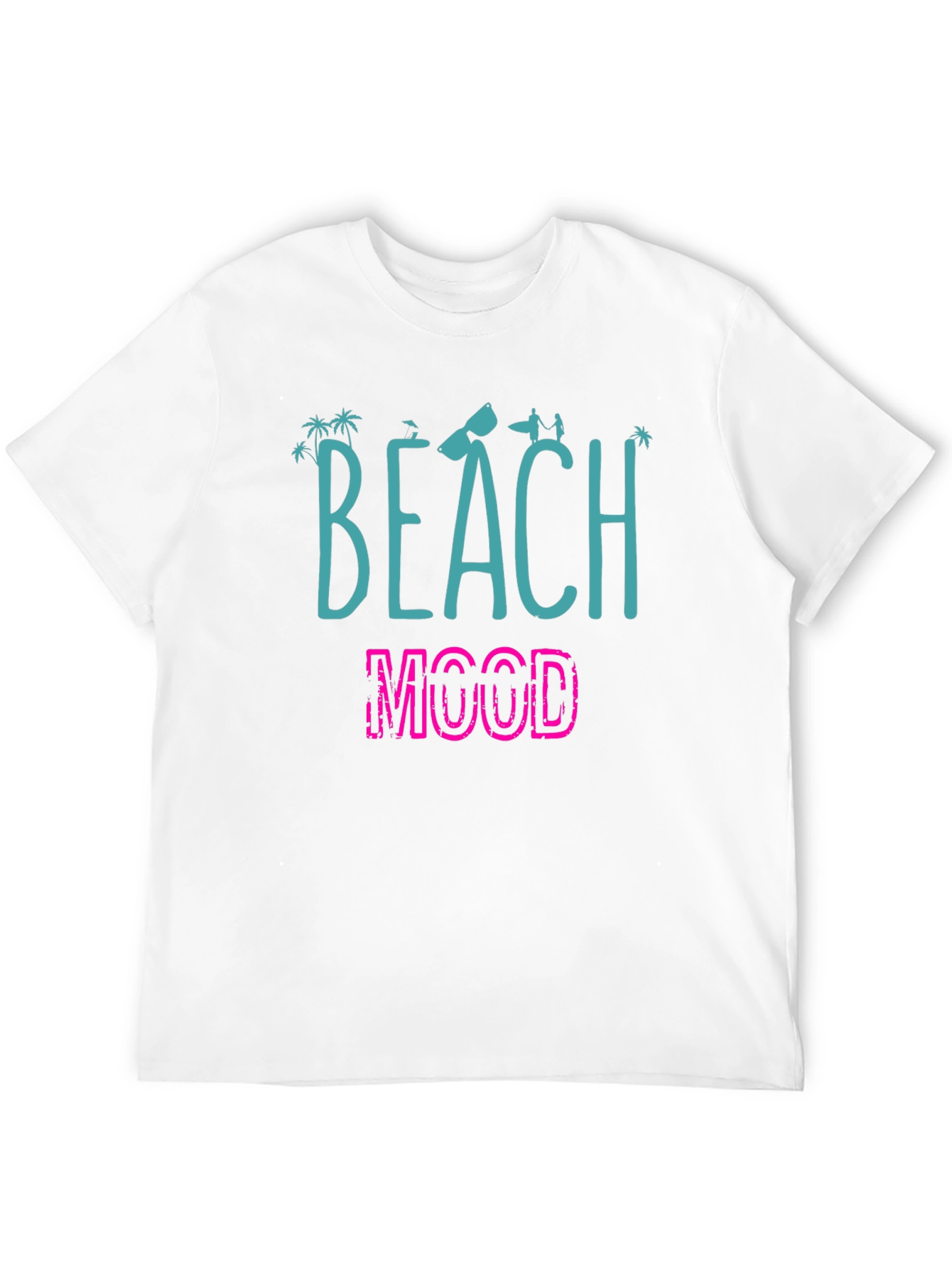 Beach Mood Graphic Tee - Summer Vacation Shirt