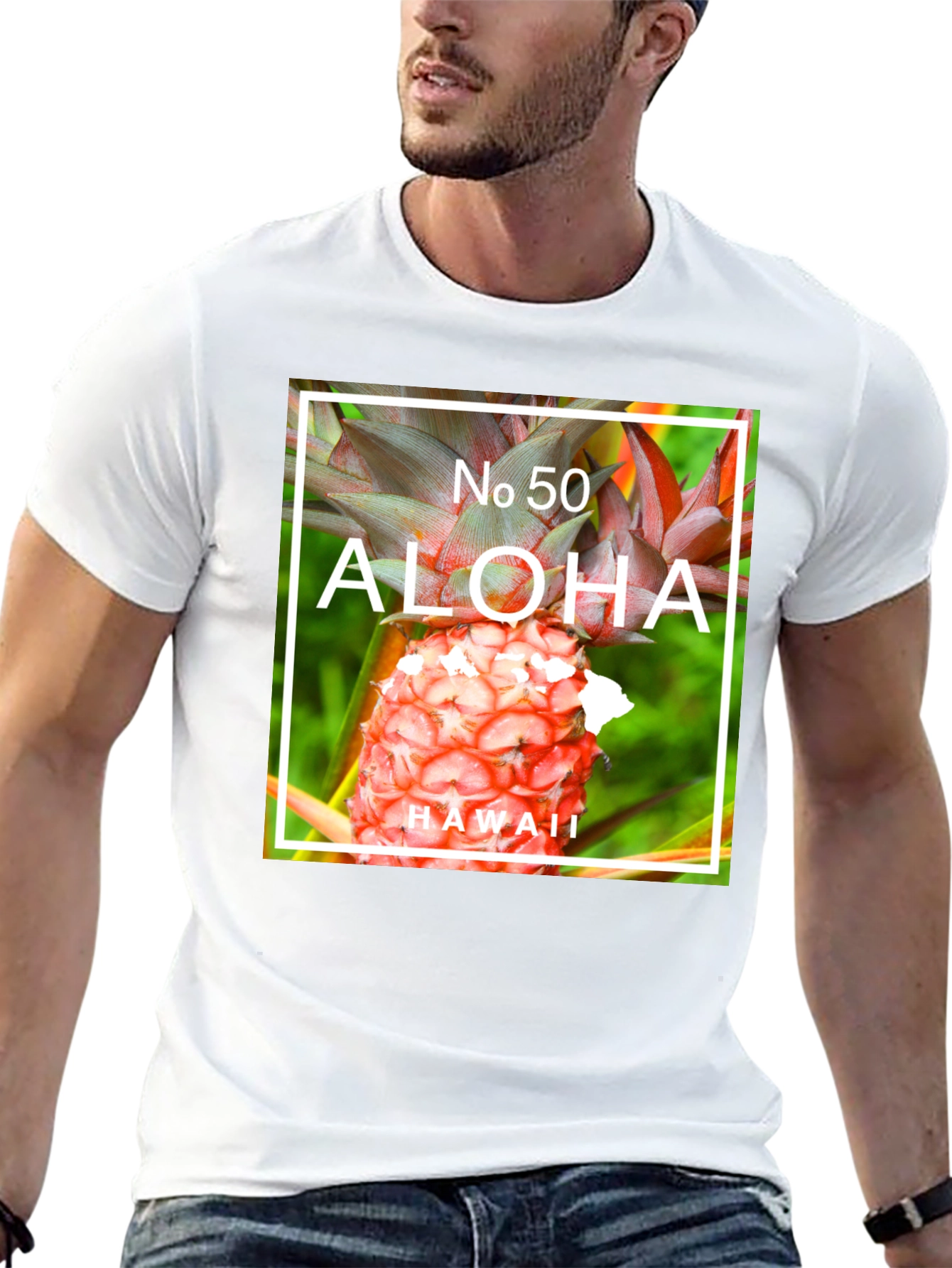 Aloha Hawaii No 50 Graphic T-Shirt