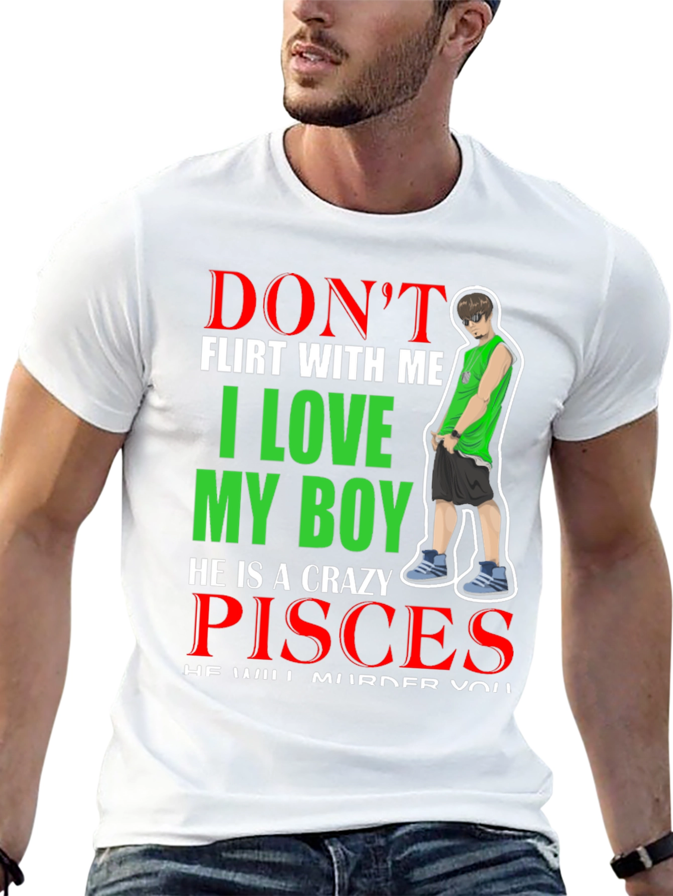 Crazy Pisces Boy T-Shirt