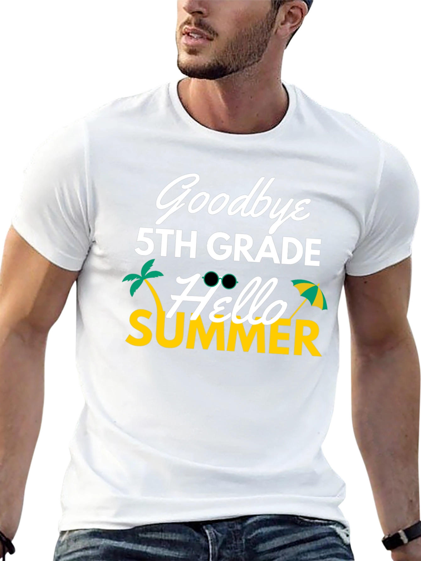 Goodbye 5th Grade Hello Summer Graphic Tee