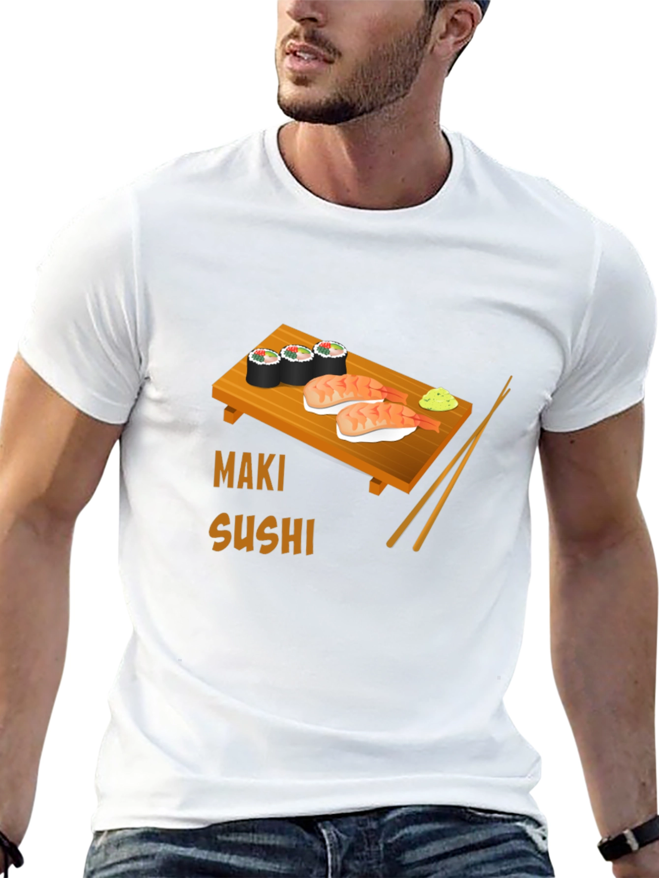 Sushi Maki Graphic T-Shirt
