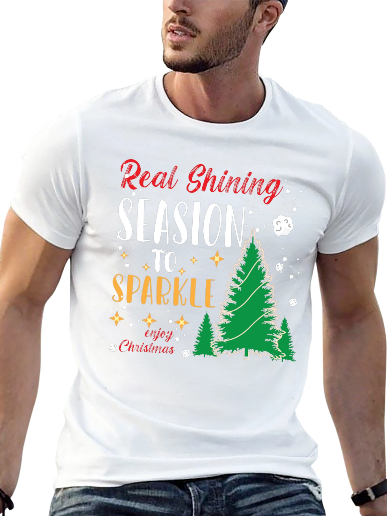Real Shining Season to Sparkle Christmas T-Shirt