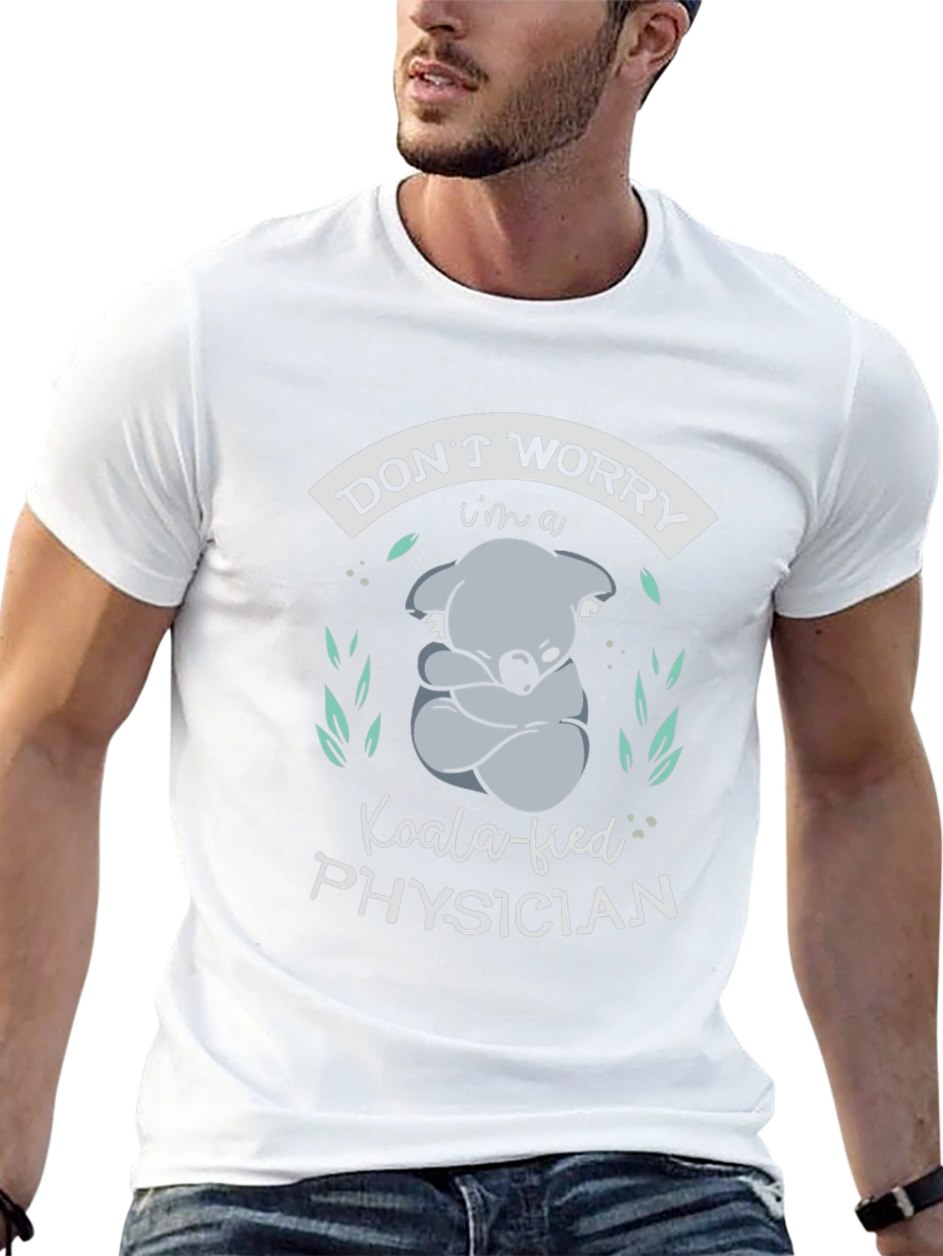 Koala-fied Physician Funny T-Shirt