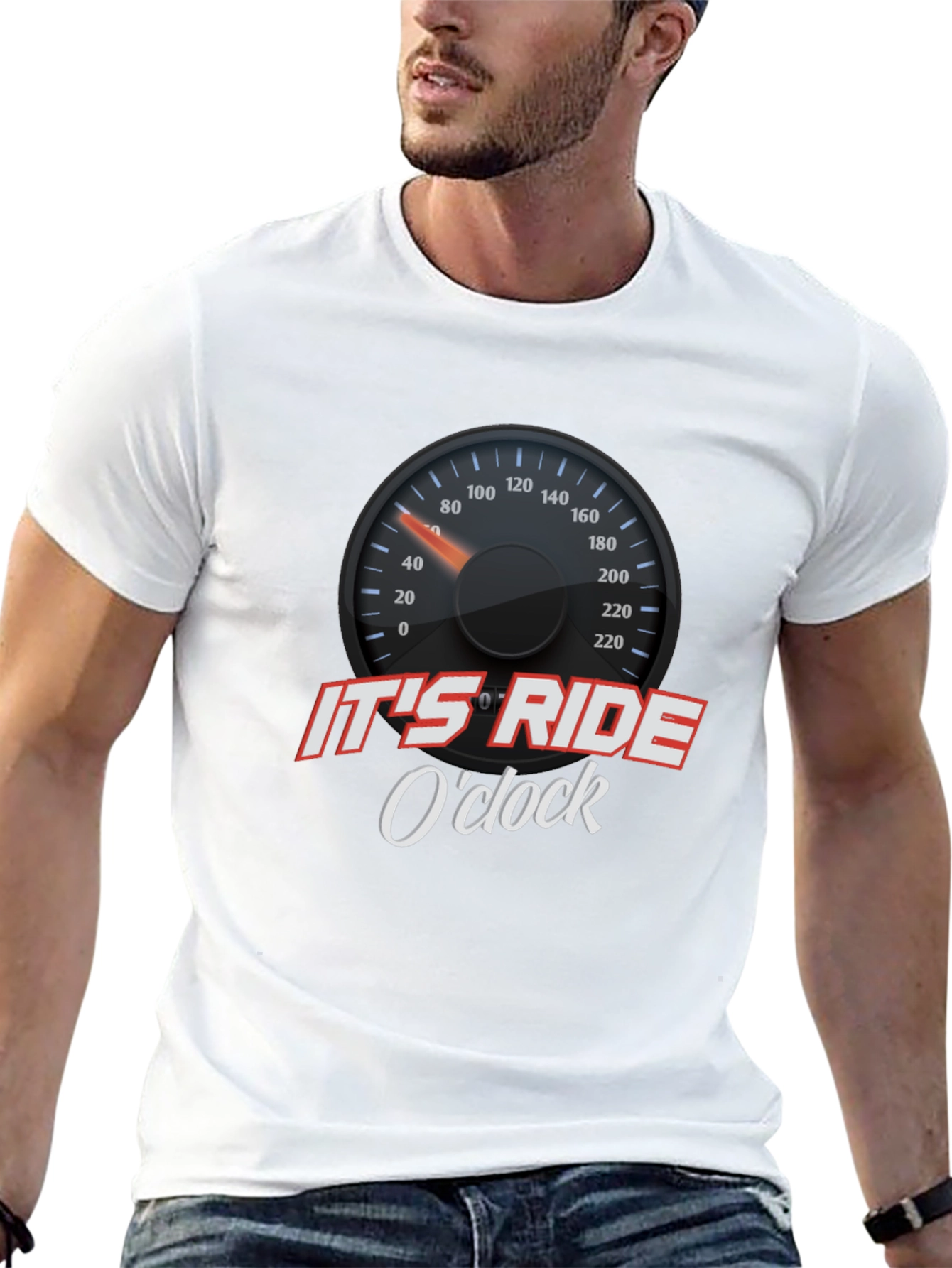 Its Ride OClock T-Shirt - Black