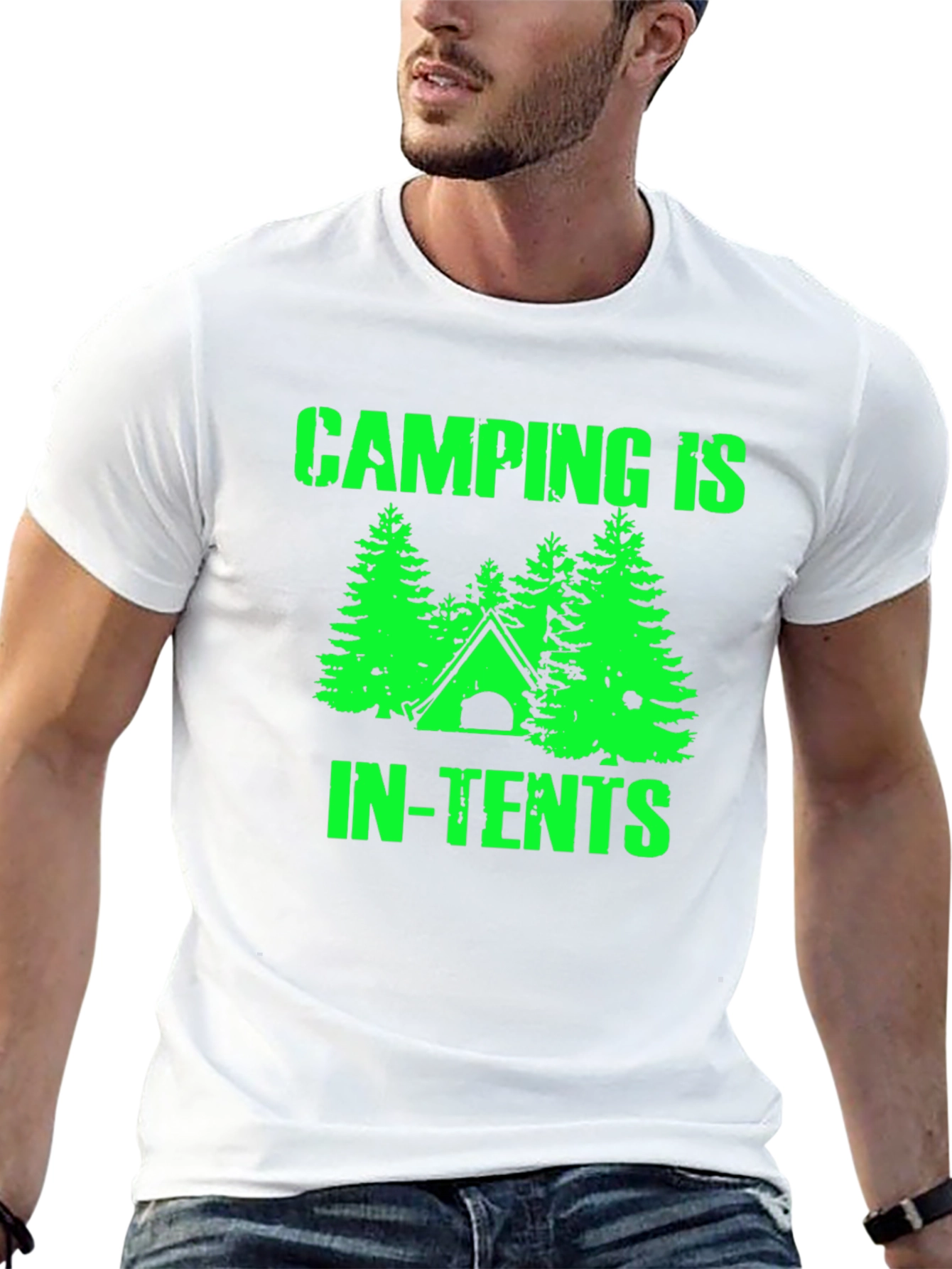 Camping In-Tents Graphic T-Shirt