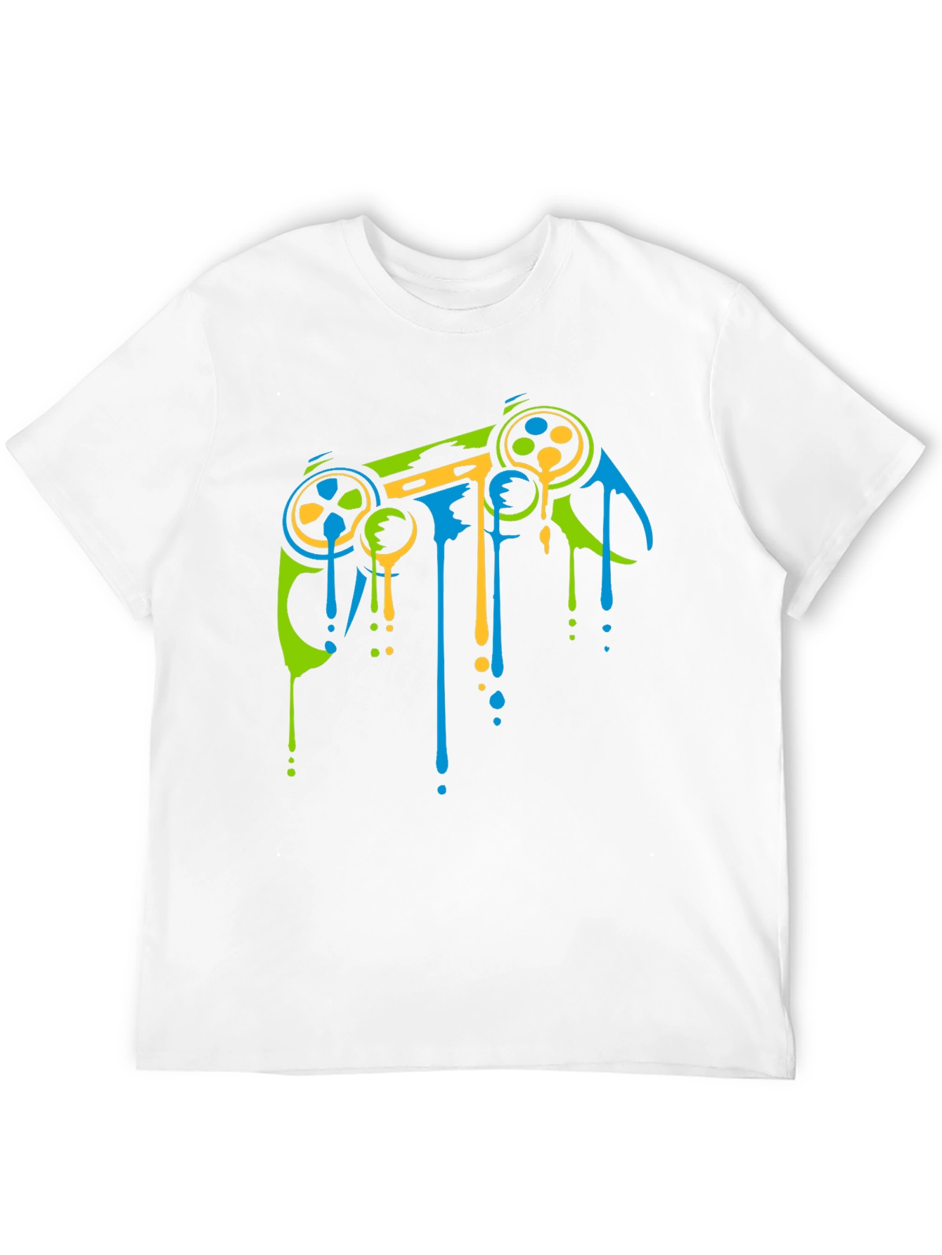 Gaming Controller Drip T-Shirt - Cool Gamer Tee