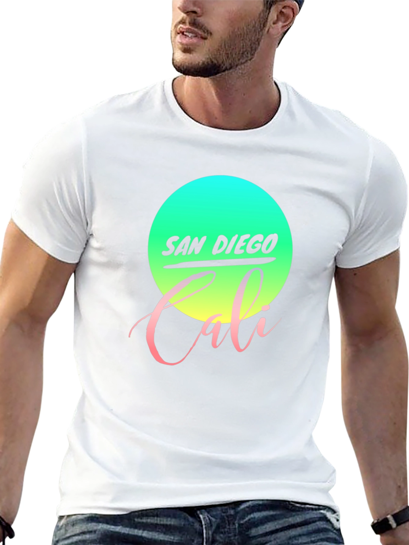 San Diego Cali Graphic Tee - Retro Style