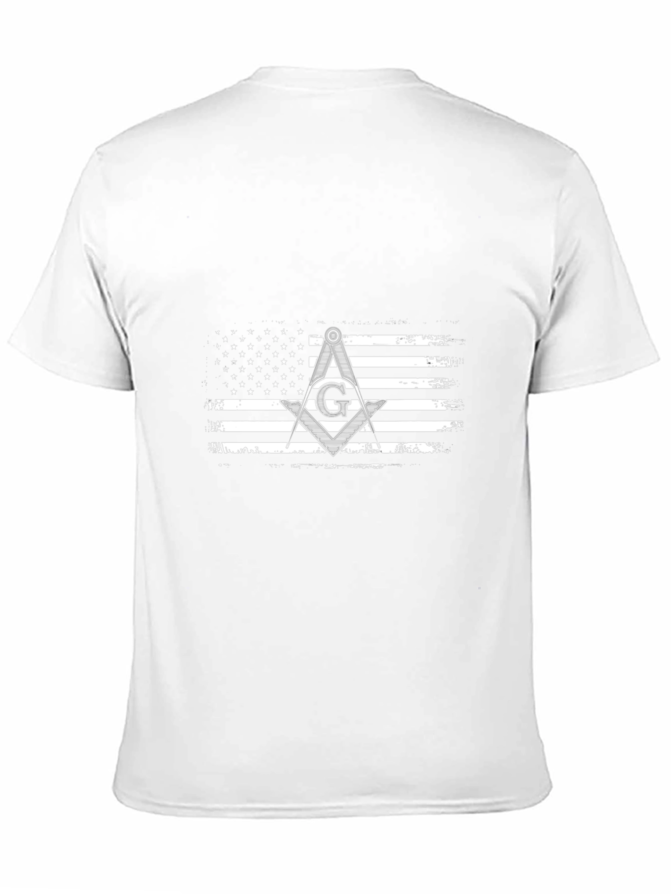 Freemason USA Flag Graphic T-Shirt