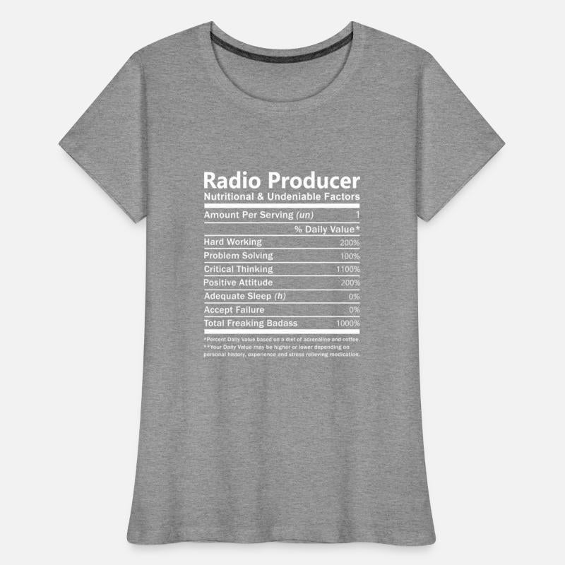 Radio Producer T Shirt - Nutritional And Undeniabl