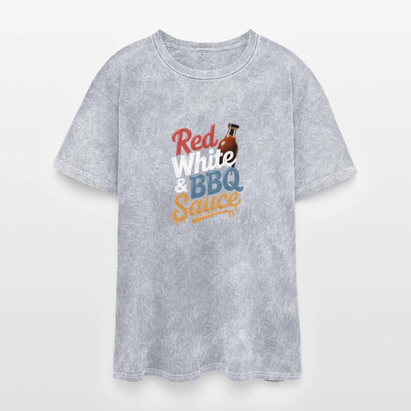 Red White & BBQ Sauce Celebration Design For