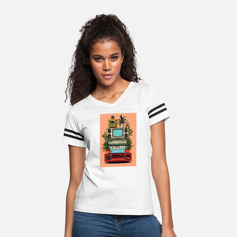 Retro Music Studio Illustration