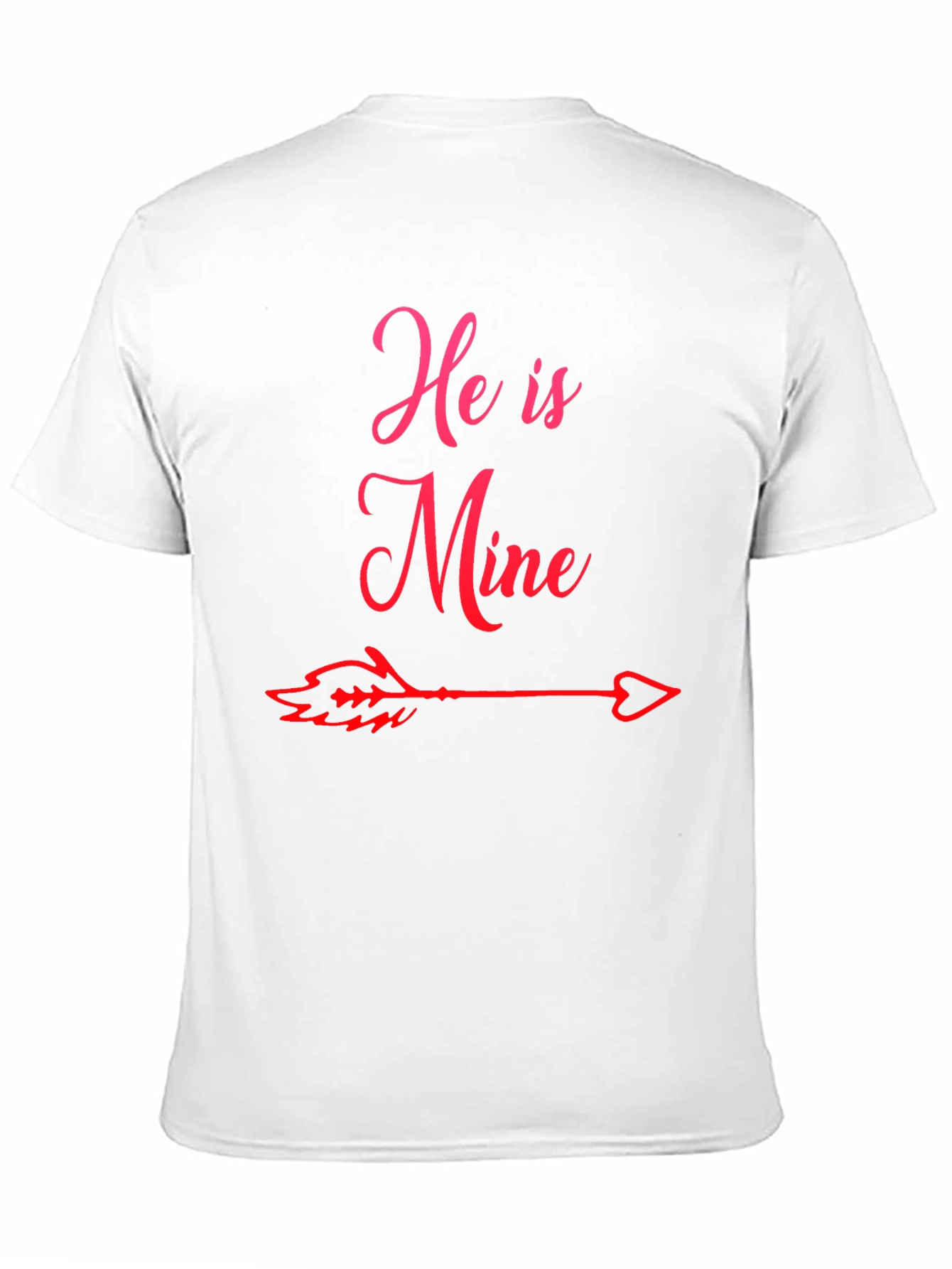 He is Mine Graphic Tee - Couples Matching Shirt