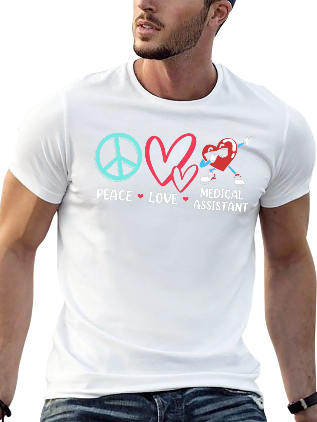 Peace Love Medical Assistant T-Shirt