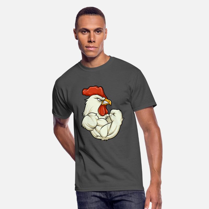 Rooster At The Gym | Fitness Training Muscles