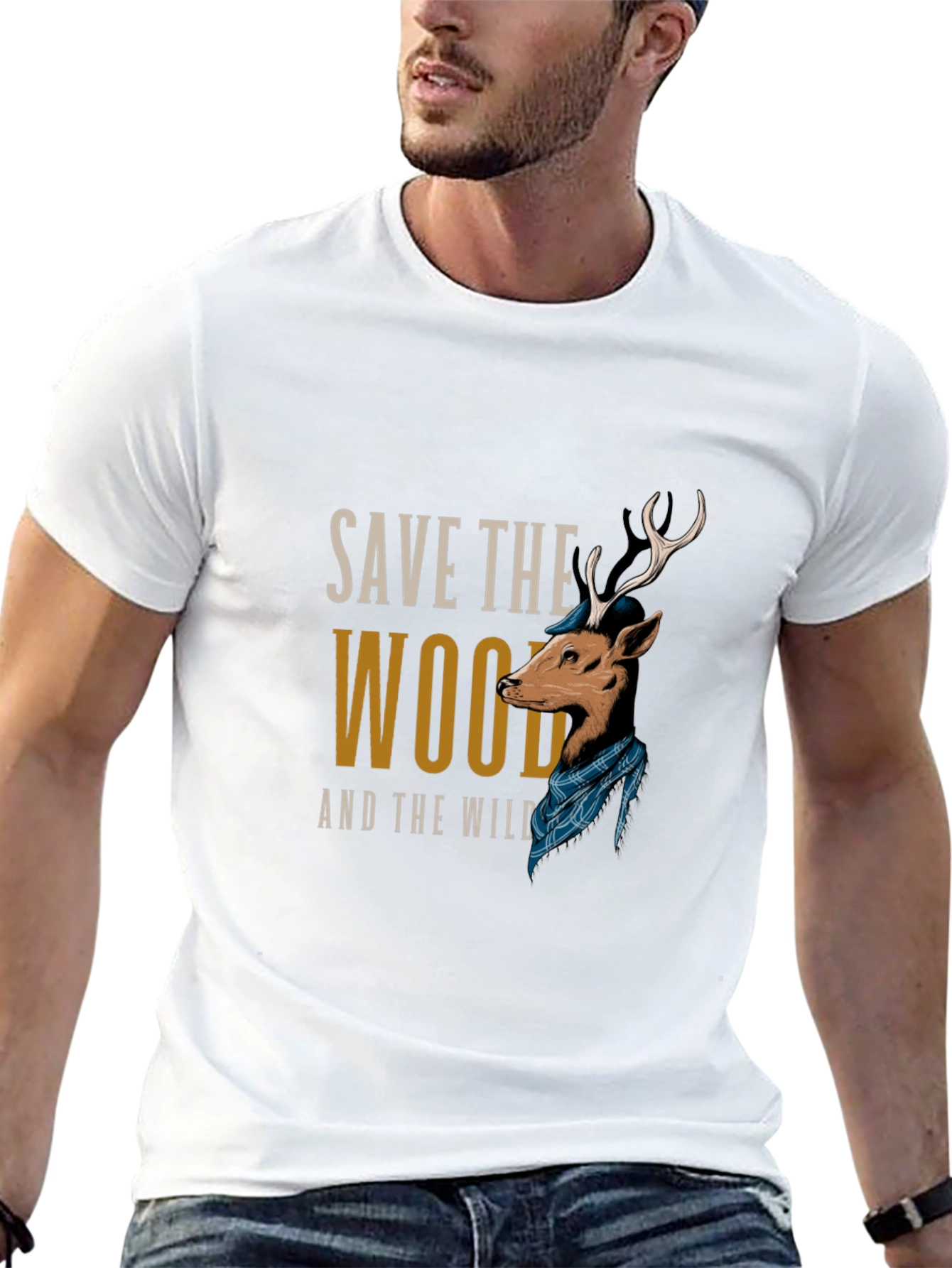Save the Wood and the Wild Graphic T-Shirt