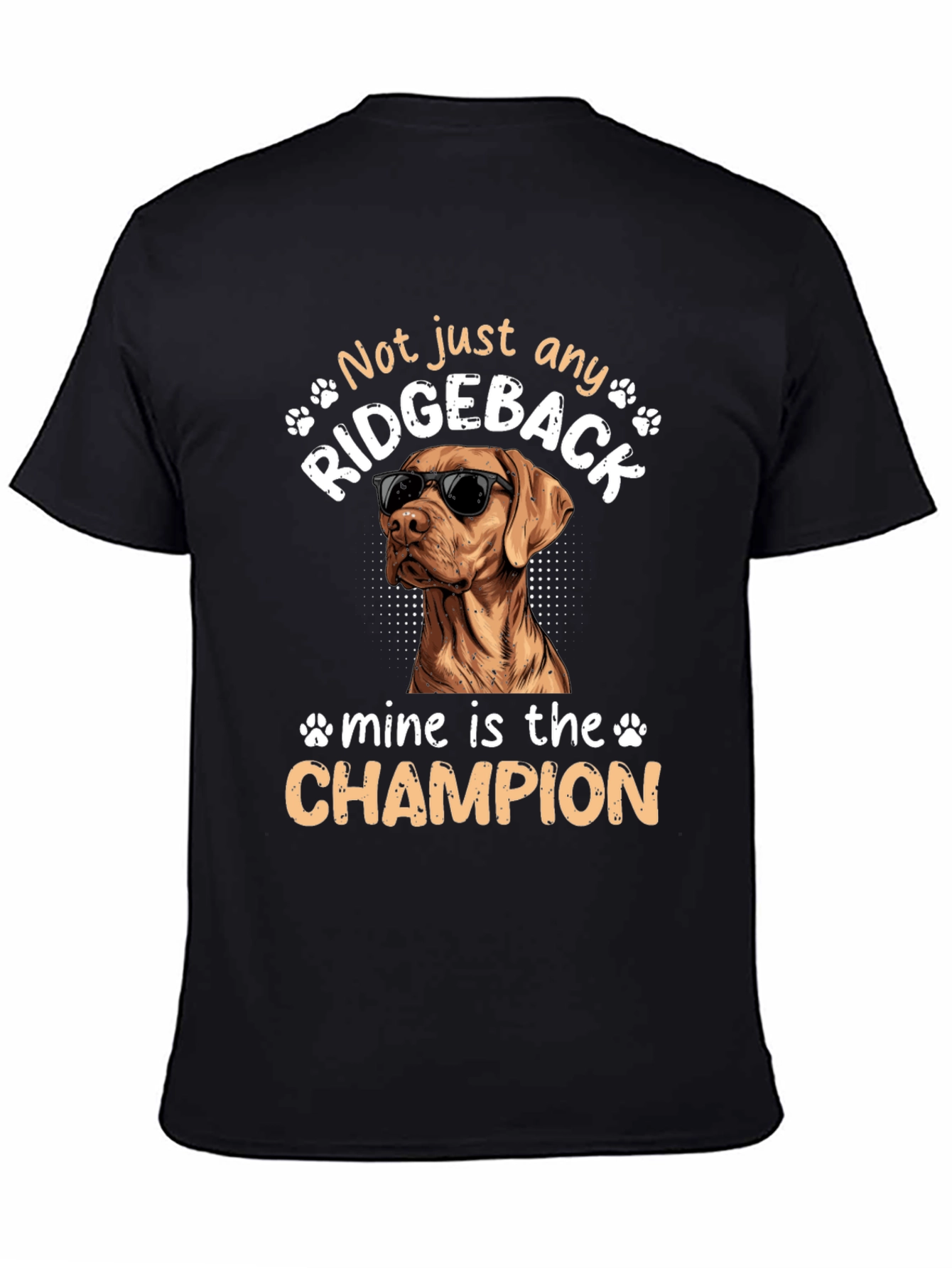 Ridgeback Champion Dog Graphic T-Shirt