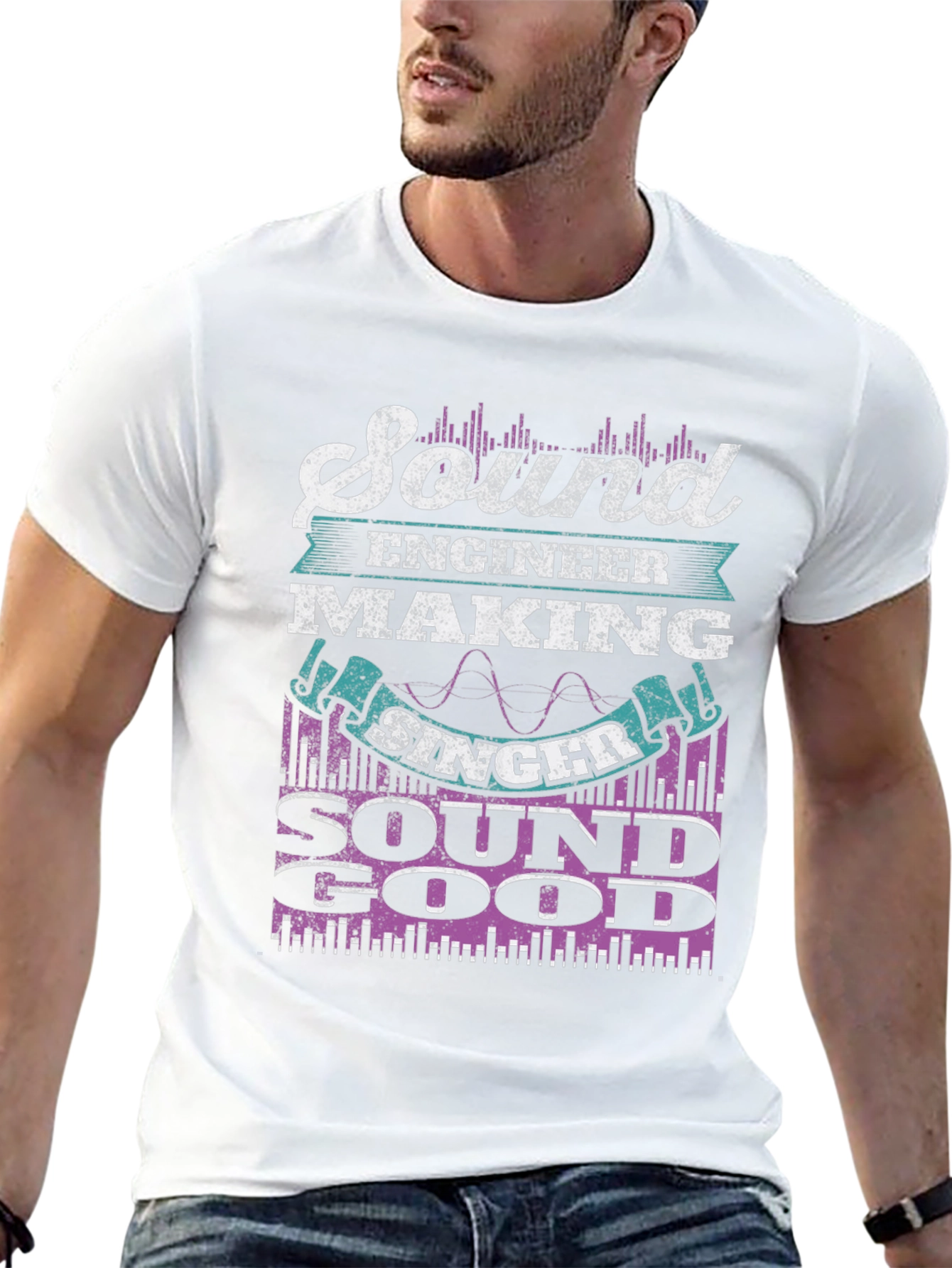 Sound Engineer T-Shirt: Making Singer Sound Good