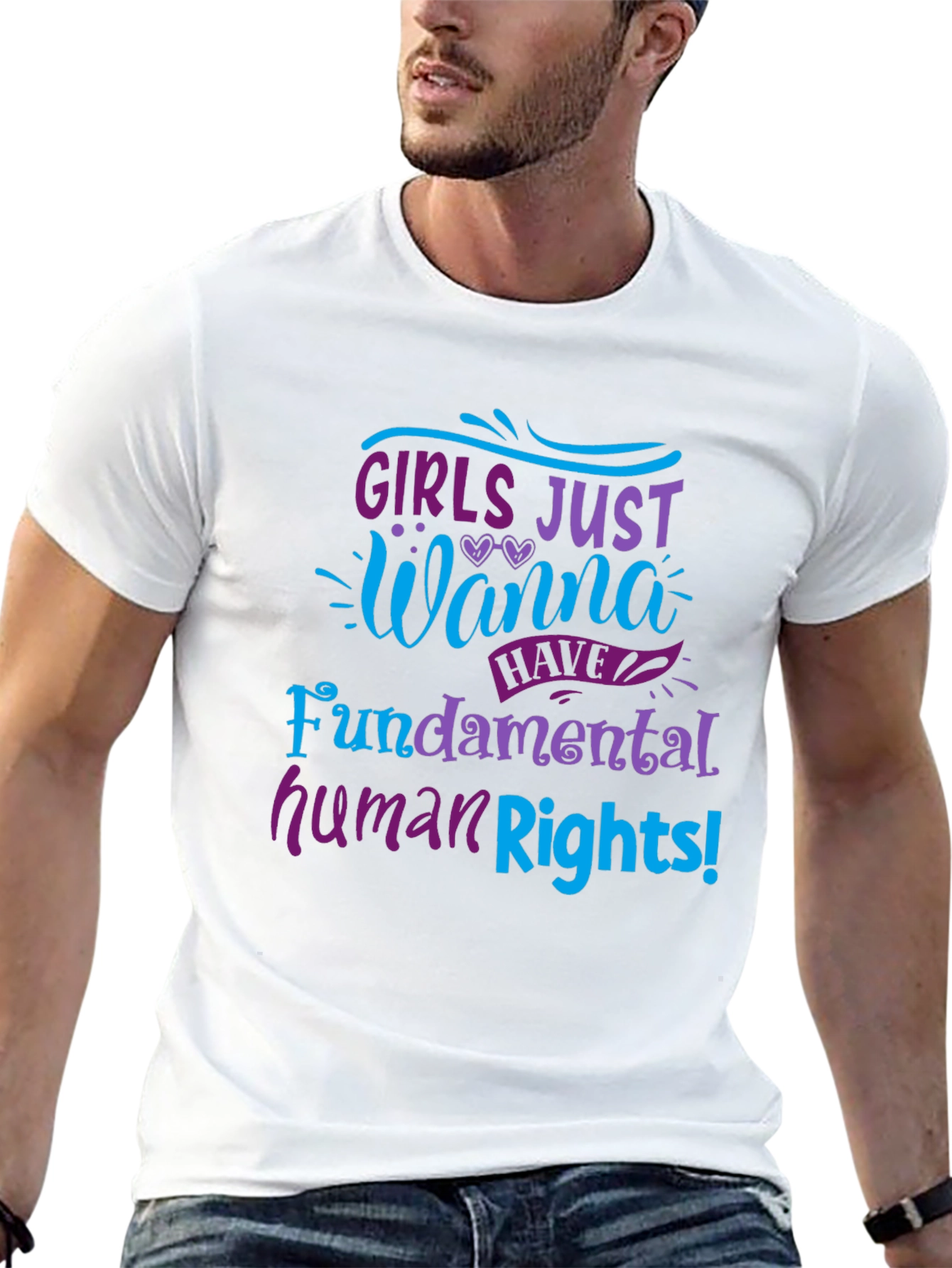 Girls Just Wanna Have Fundamental Human Rights Tee