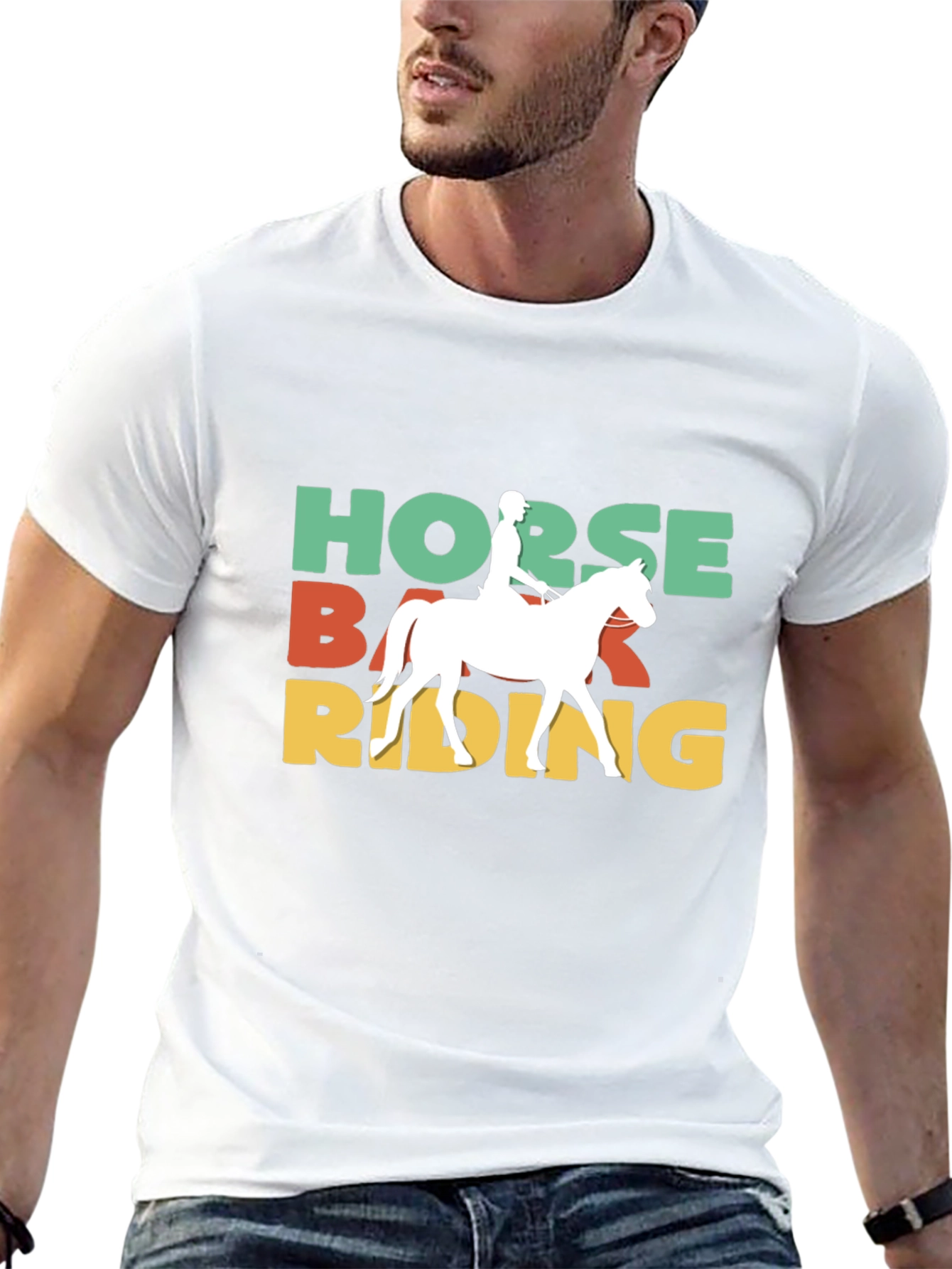 Horseback Riding Graphic Tee - Equestrian Style