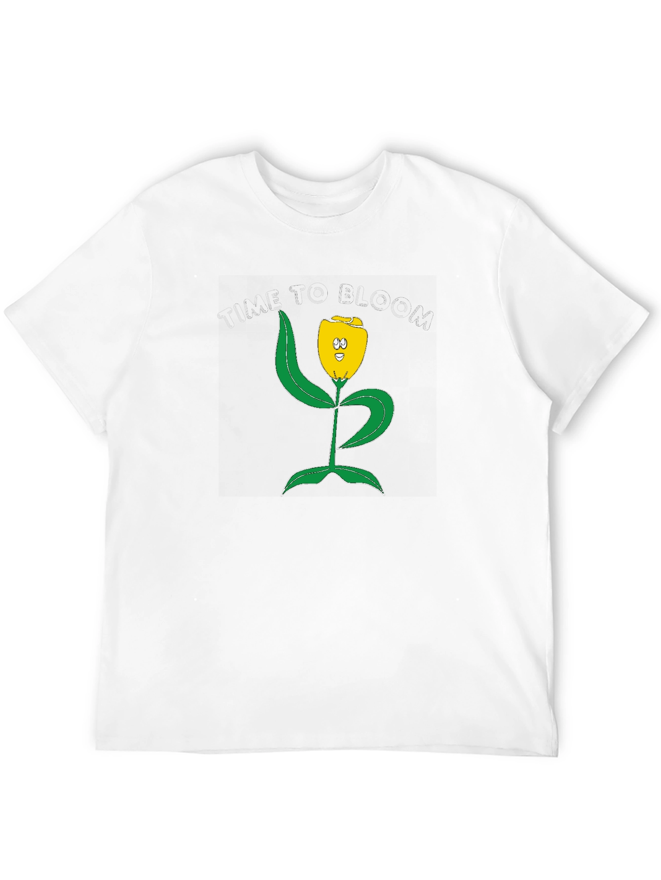 Time to Bloom Graphic Tee - Black