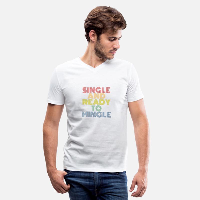 Single And Ready To Mingle funny tee shirt for sin