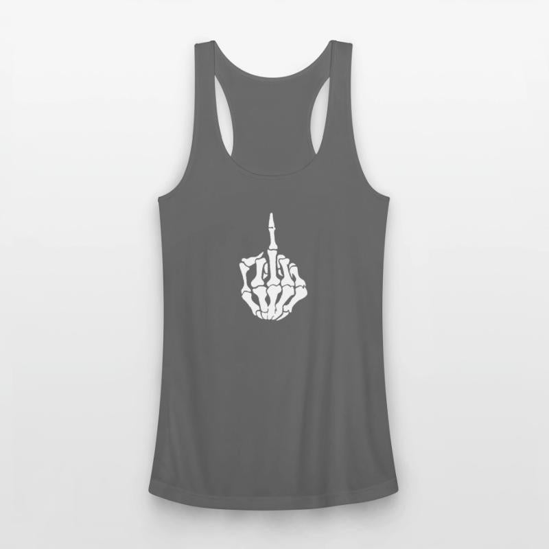 Skeleton Middle Finger