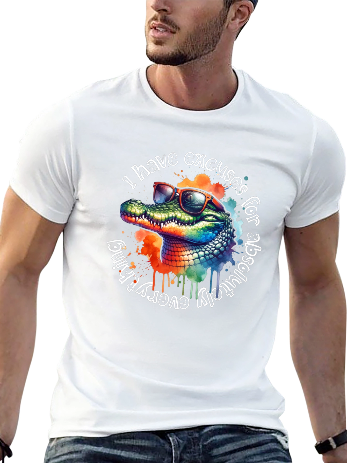 Excuses Alligator Graphic Tee