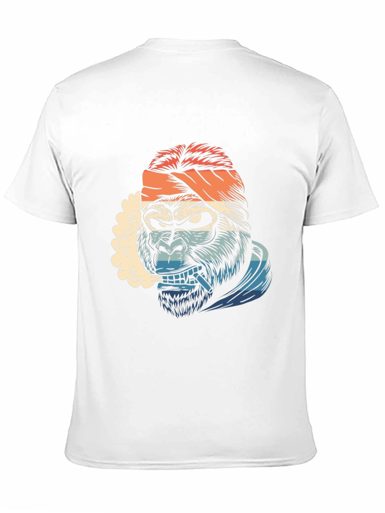 Cool Gorilla Bandana Graphic T-Shirt