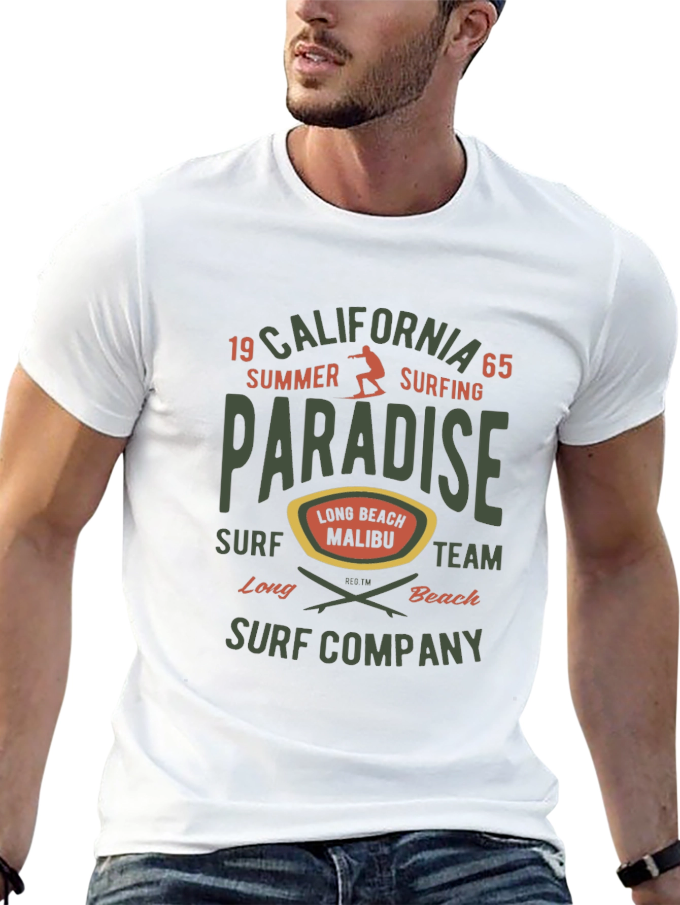 California Surf Paradise Graphic T-Shirt