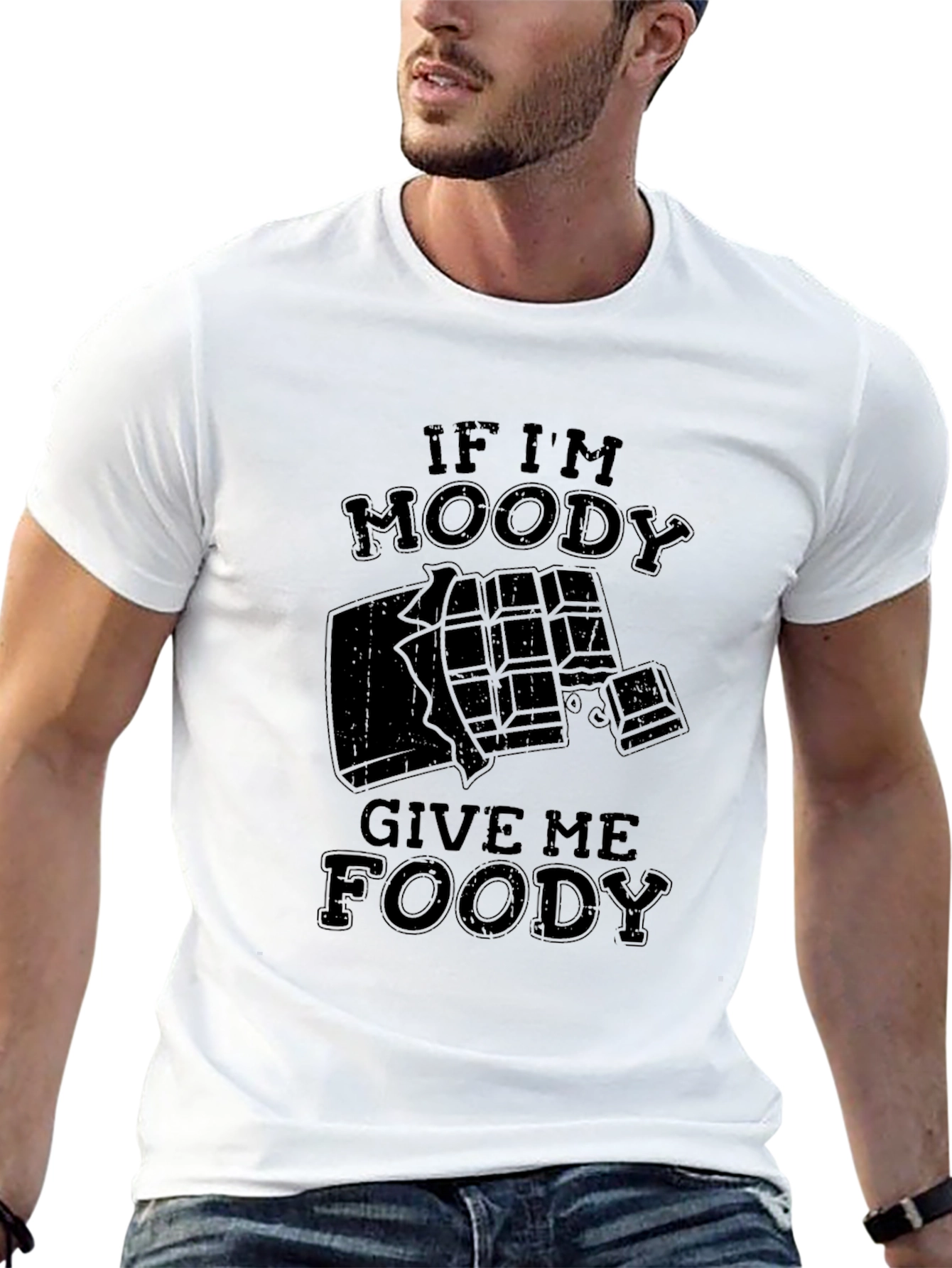 Moody Foody Black T-Shirt