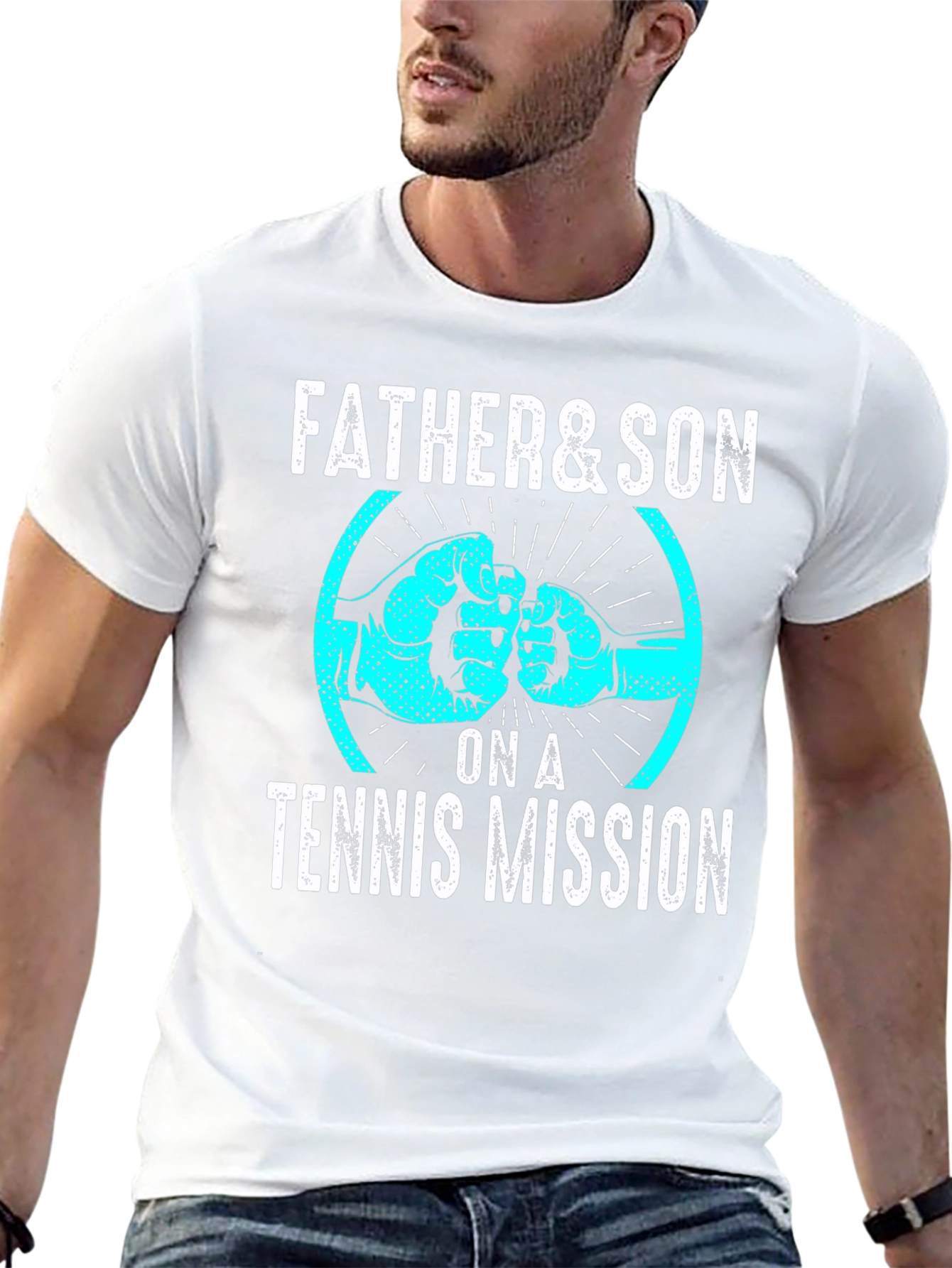 Father & Son Tennis Mission Graphic T-Shirt