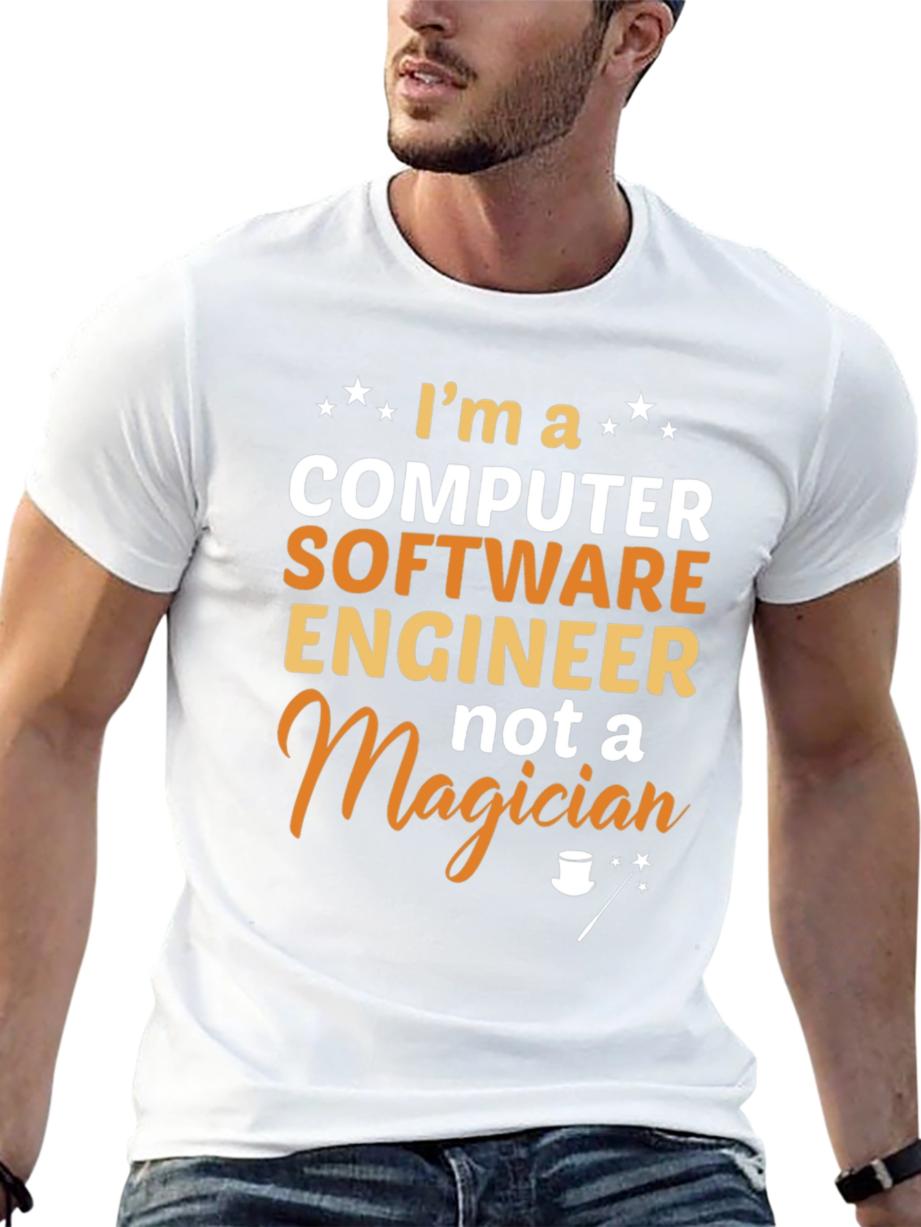 Software Engineer Graphic T-Shirt - Not a Magician