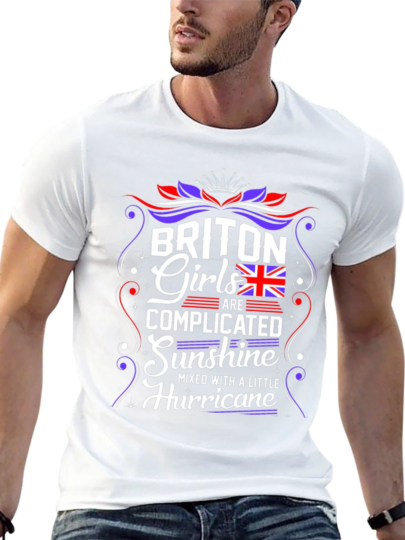 Briton Girls Complicated T-Shirt - Sunshine Hurricane Mix
