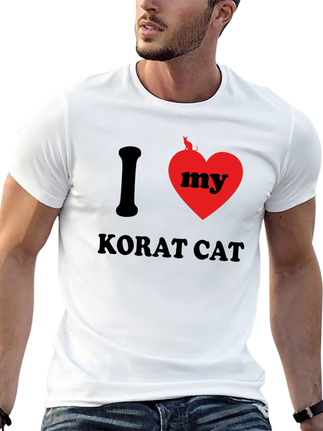 I Love My Korat Cat T-Shirt