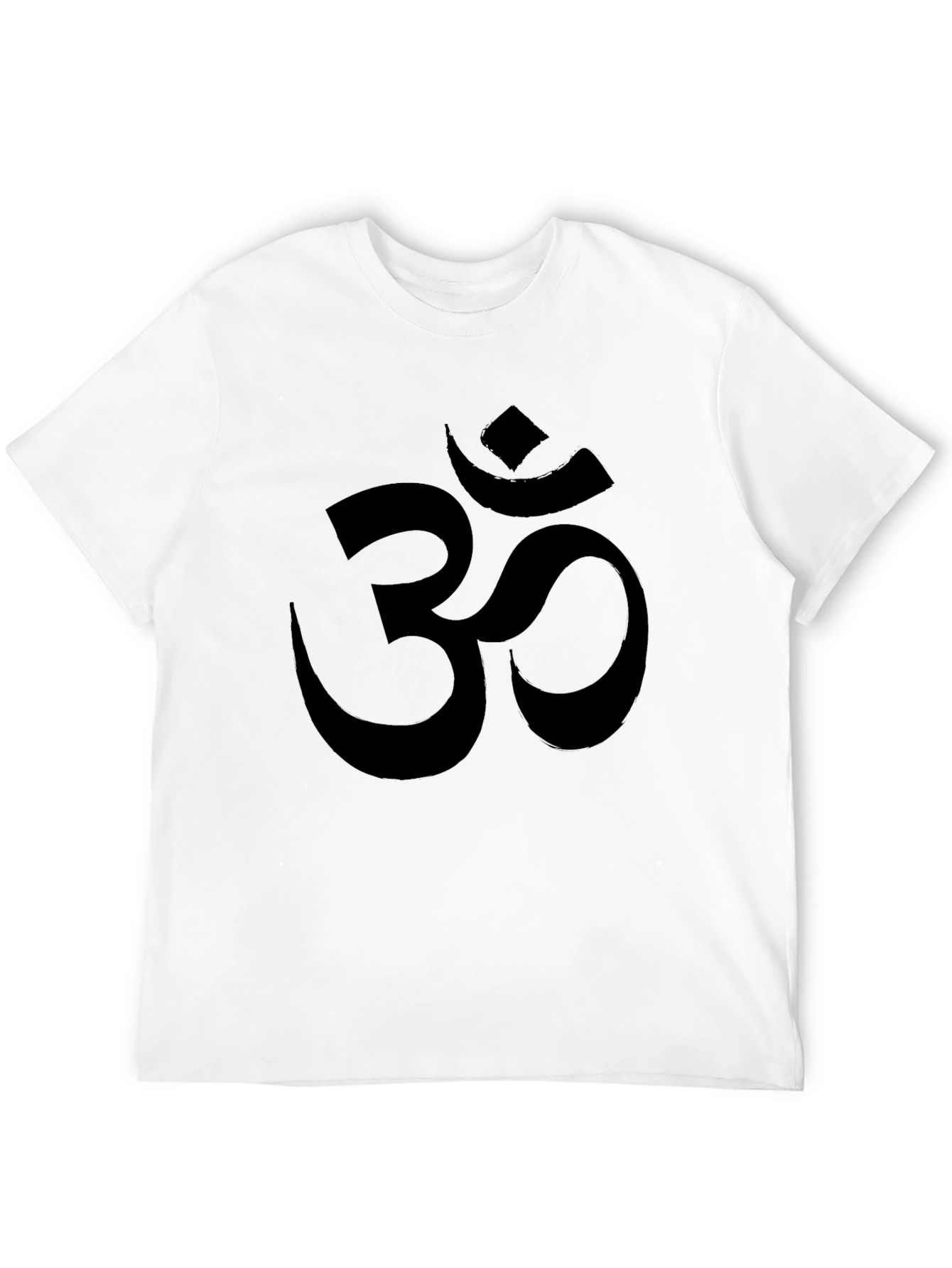 Om Symbol Graphic Tee - Black Cotton T-Shirt