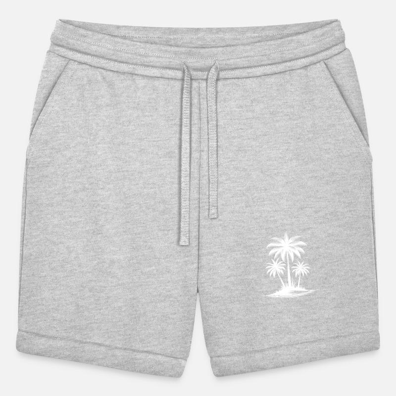 Tropical Beach With Palm Trees