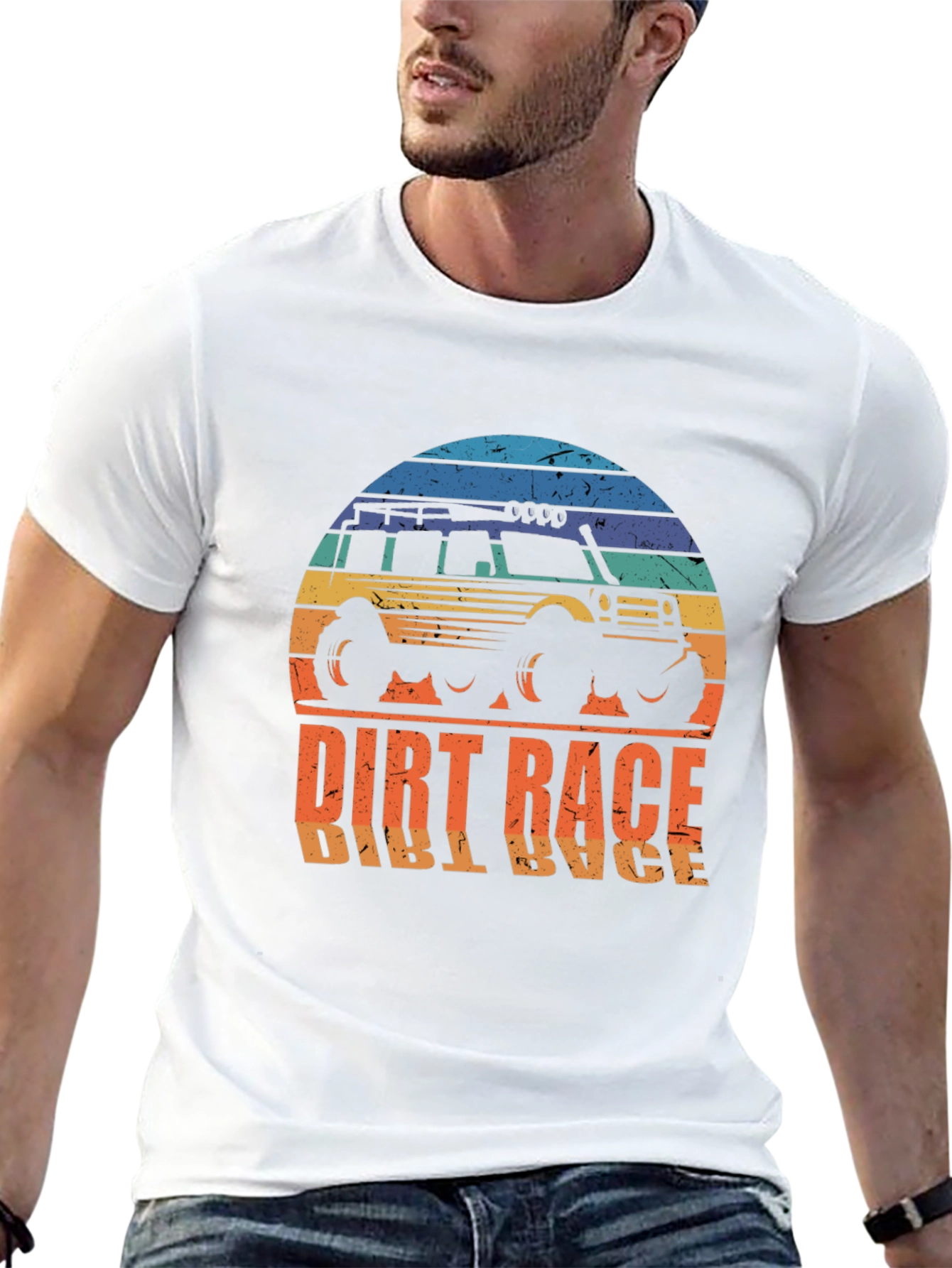 Dirt Race Graphic Tee - Off-Road Adventure