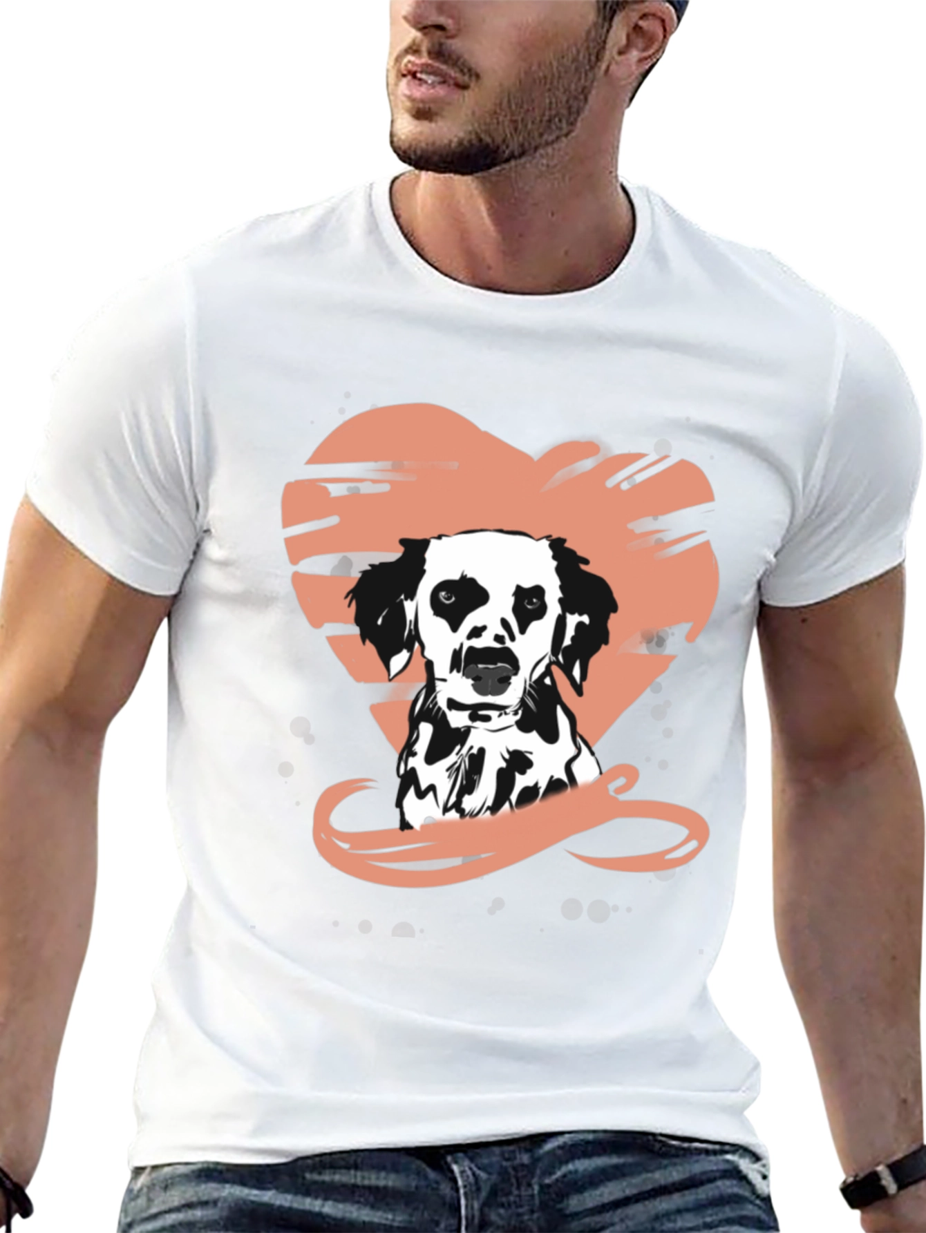 Dog Lovers Black Graphic Tee