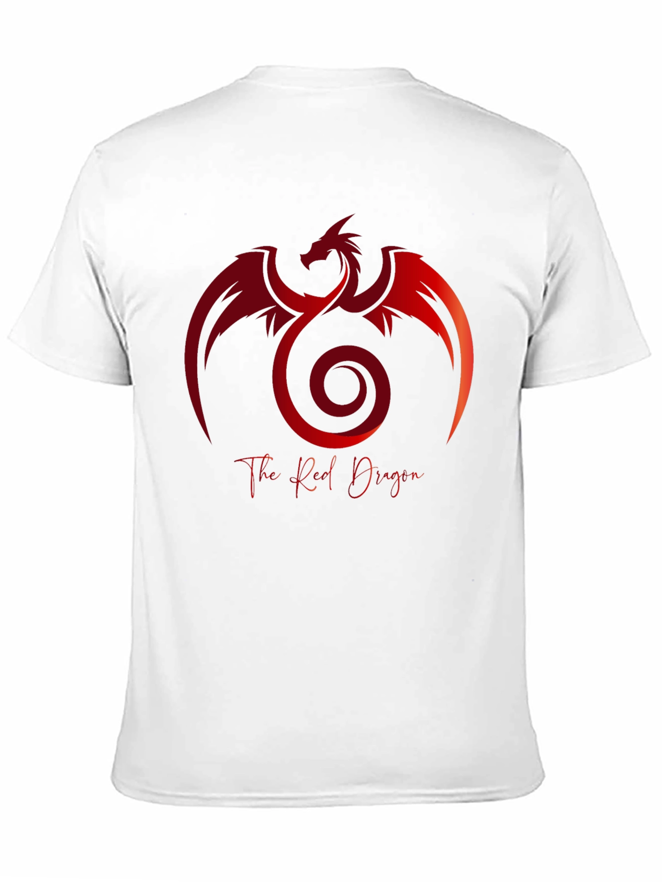 The Red Dragon Graphic Tee - Black Cotton Shirt