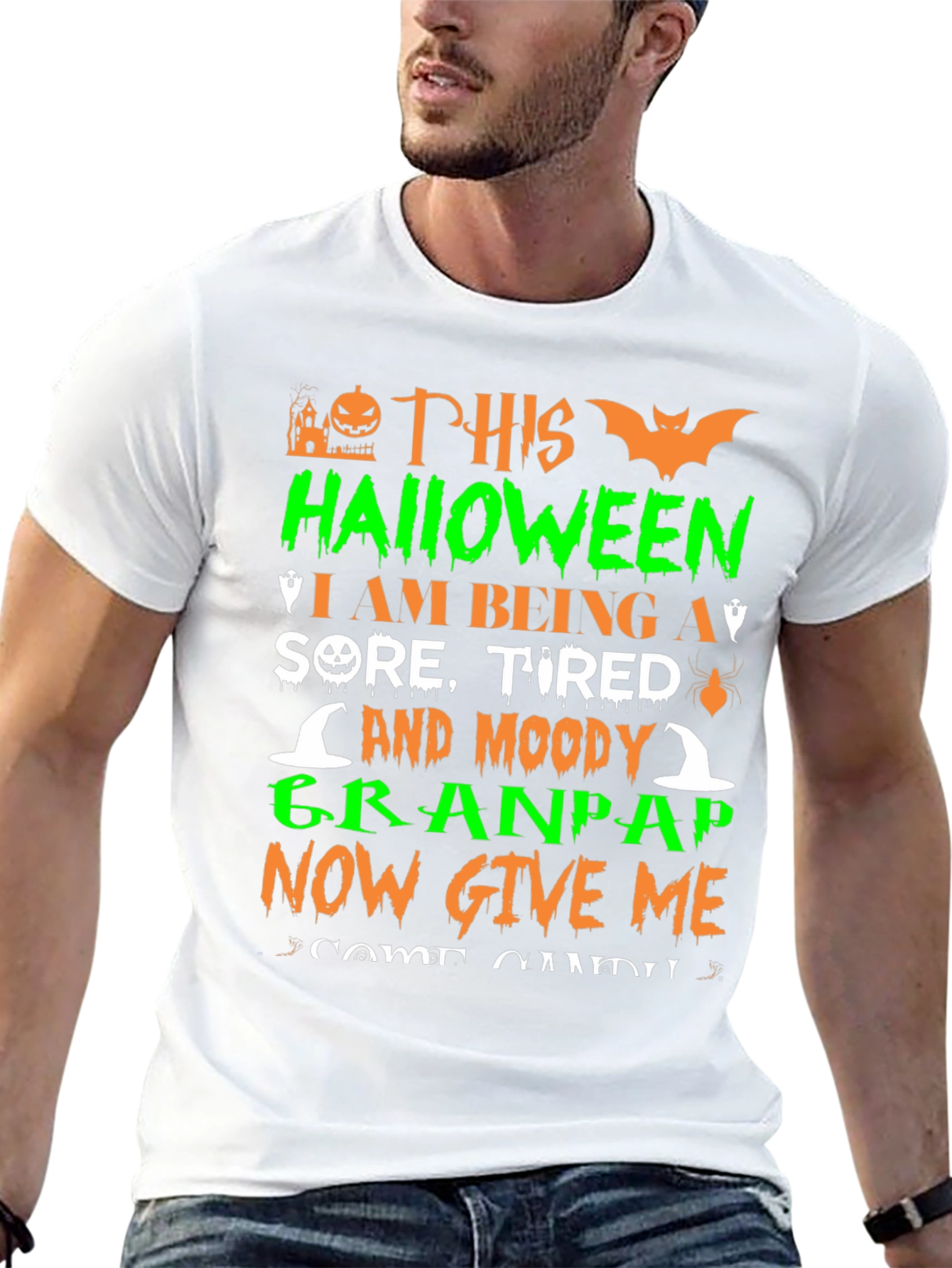 Funny Halloween Grandpap T-Shirt