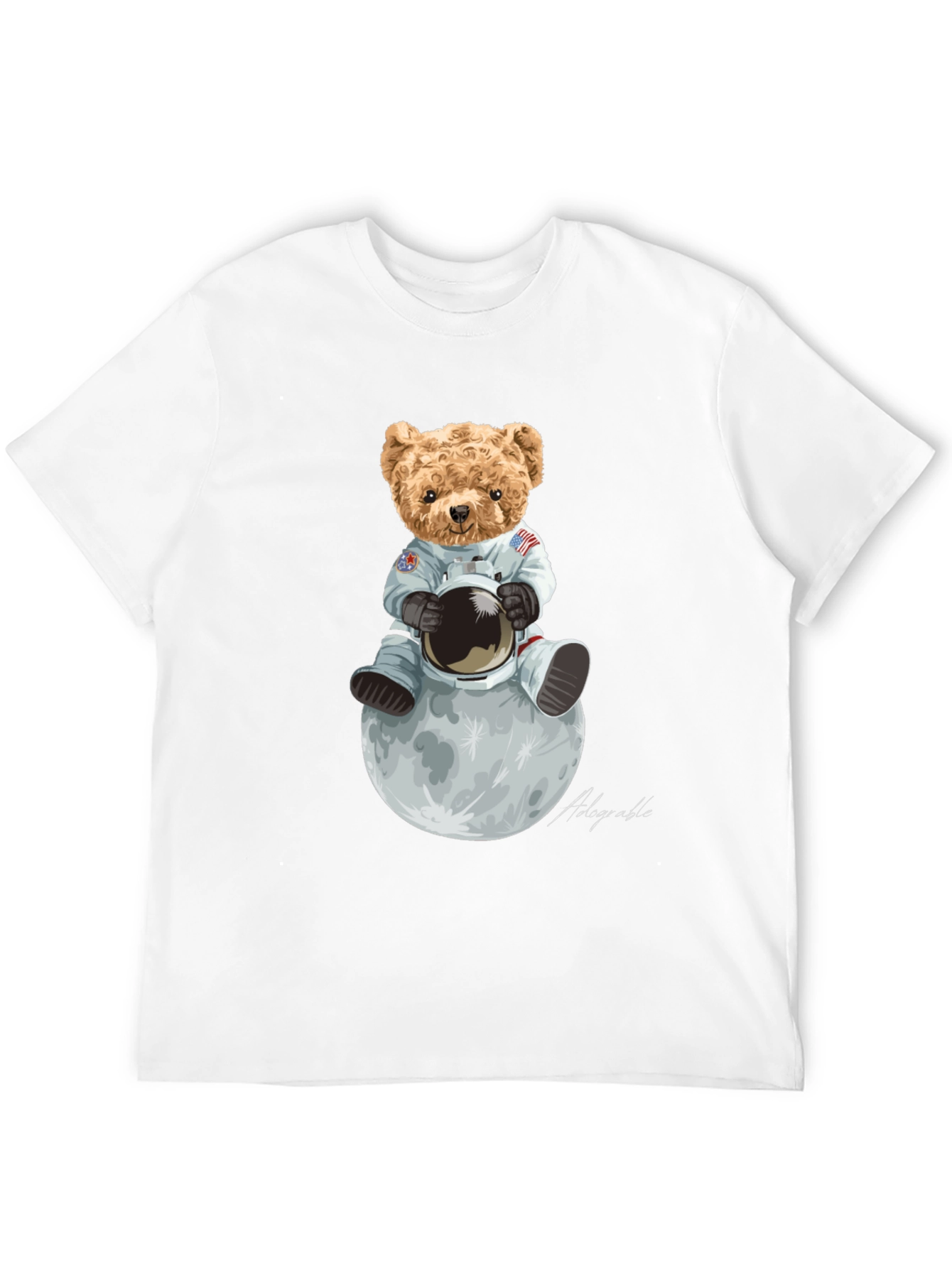 Astronaut Teddy Bear Moon T-Shirt