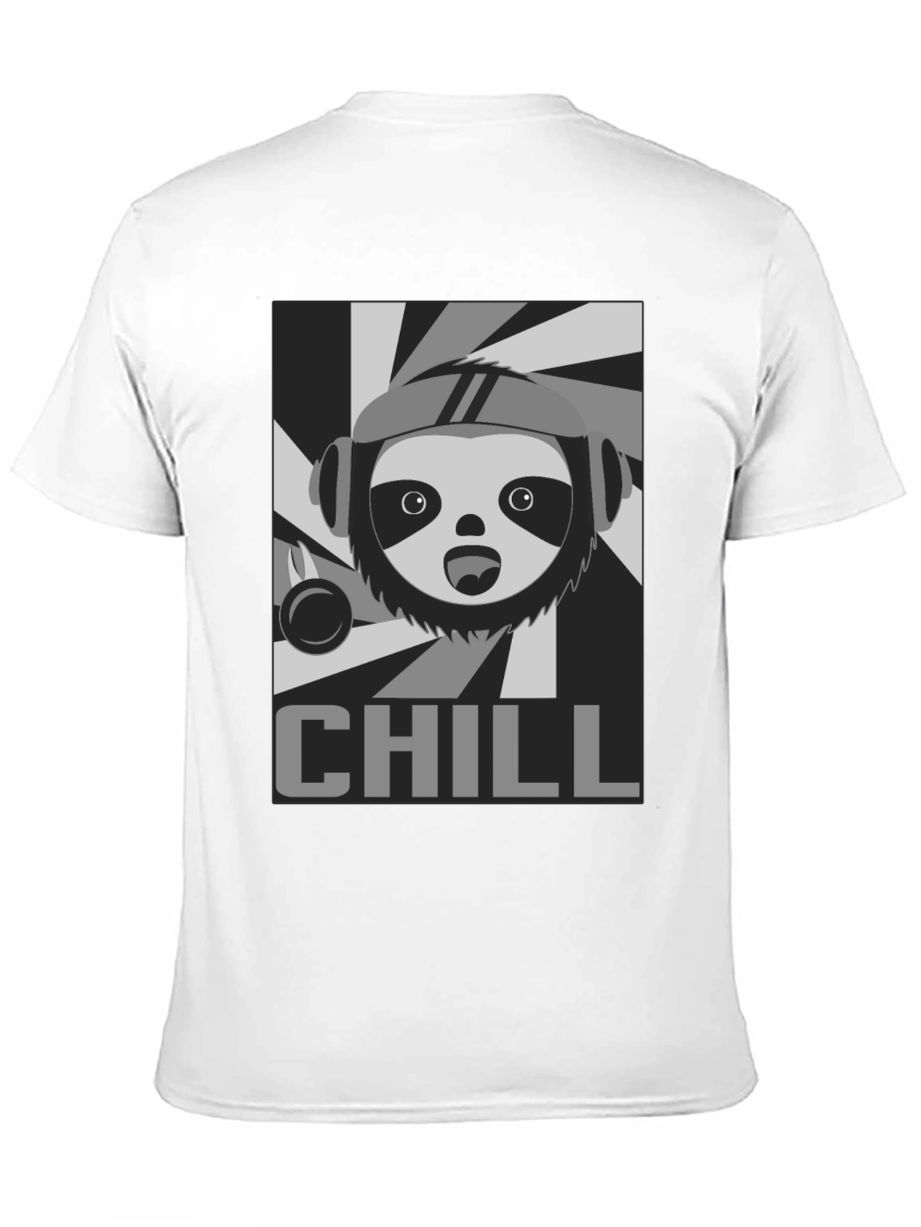Chill Sloth Graphic T-Shirt - Relaxed Fit