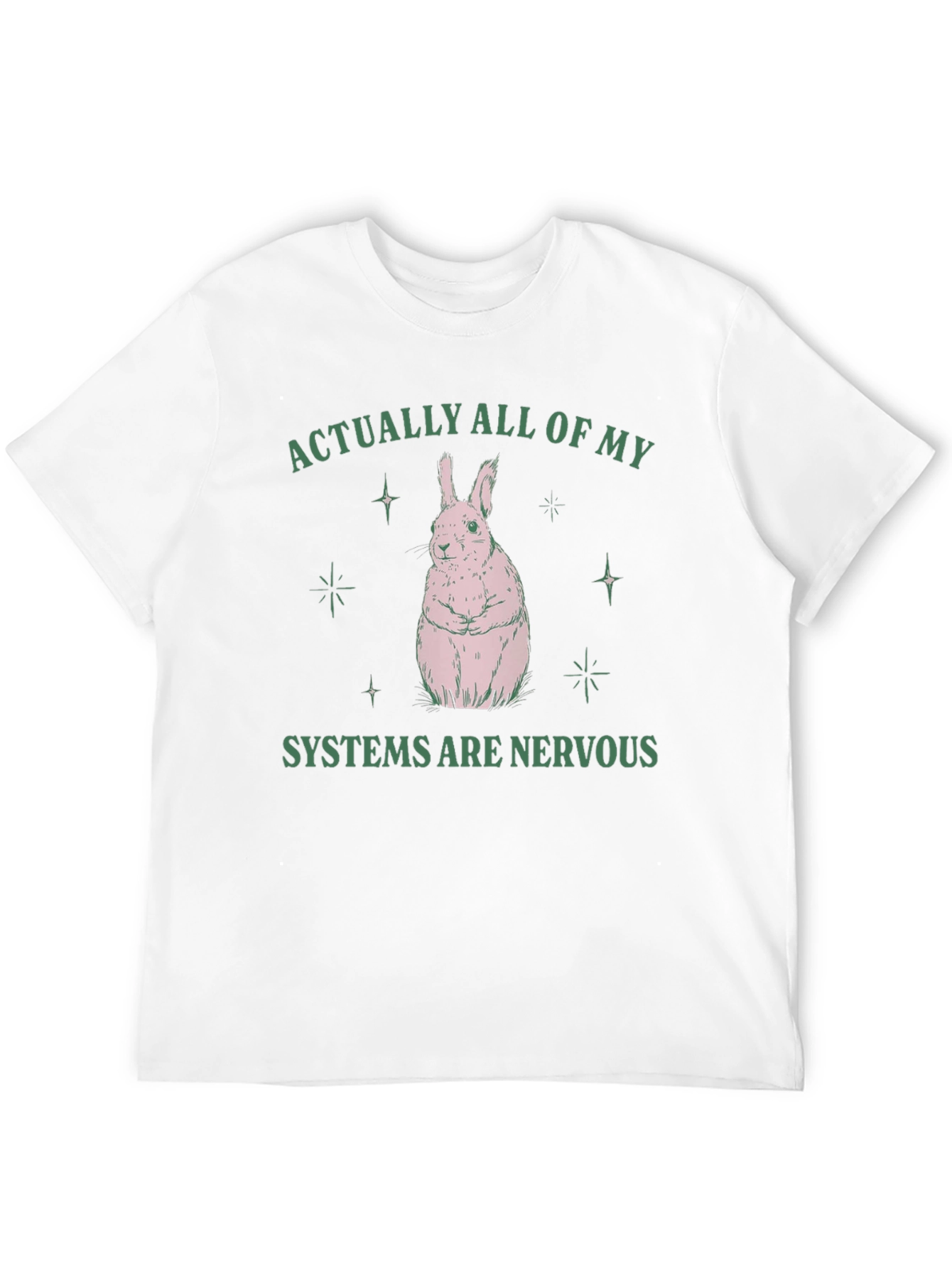Nervous Systems Bunny Graphic T-Shirt